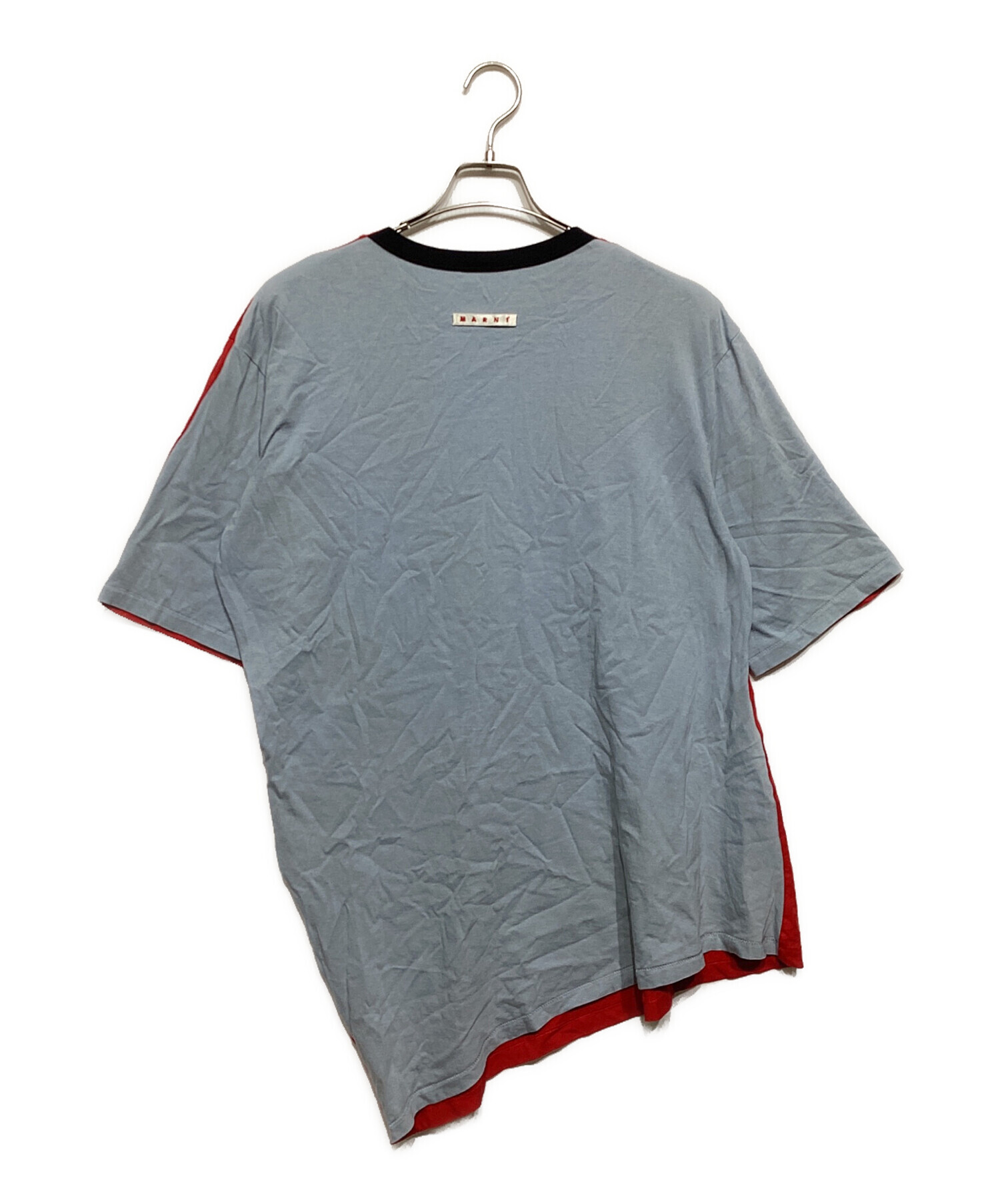 中古・古着通販】MARNI (マルニ) バックロゴバイカラークルーネック 