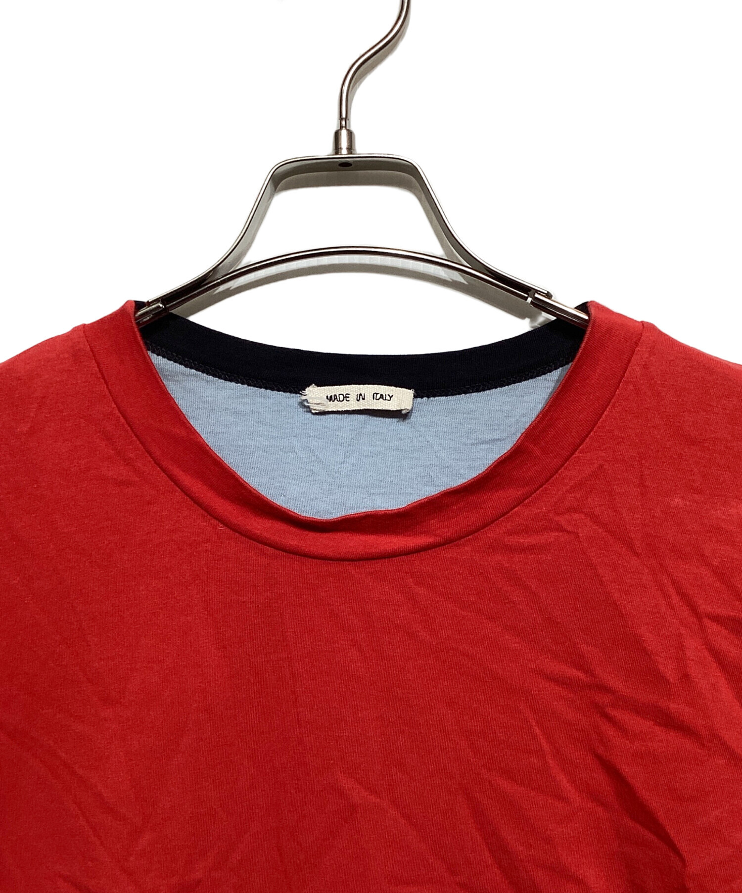 マルニ marni レイヤード 半袖 tシャツ バック ロゴ刺繍 メンズ 