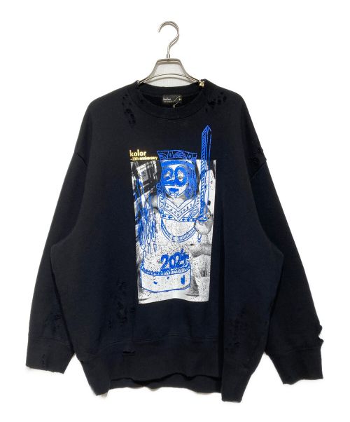 中古・古着通販】KOLOR (カラー) スウェット ブラック サイズ:2