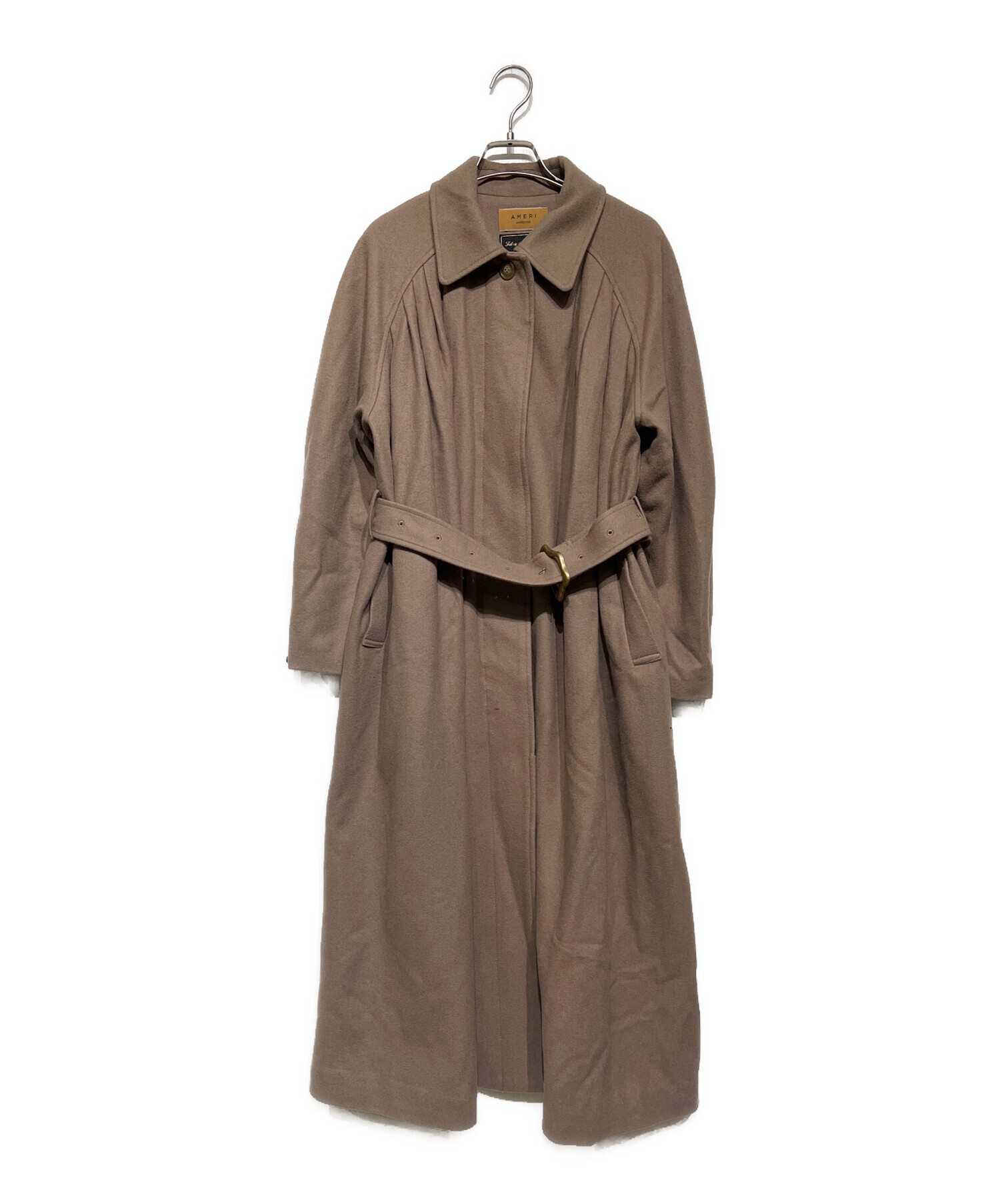中古・古着通販】Ameri (アメリ) UND FRONT GATHER OPEN SLEEVE COAT 