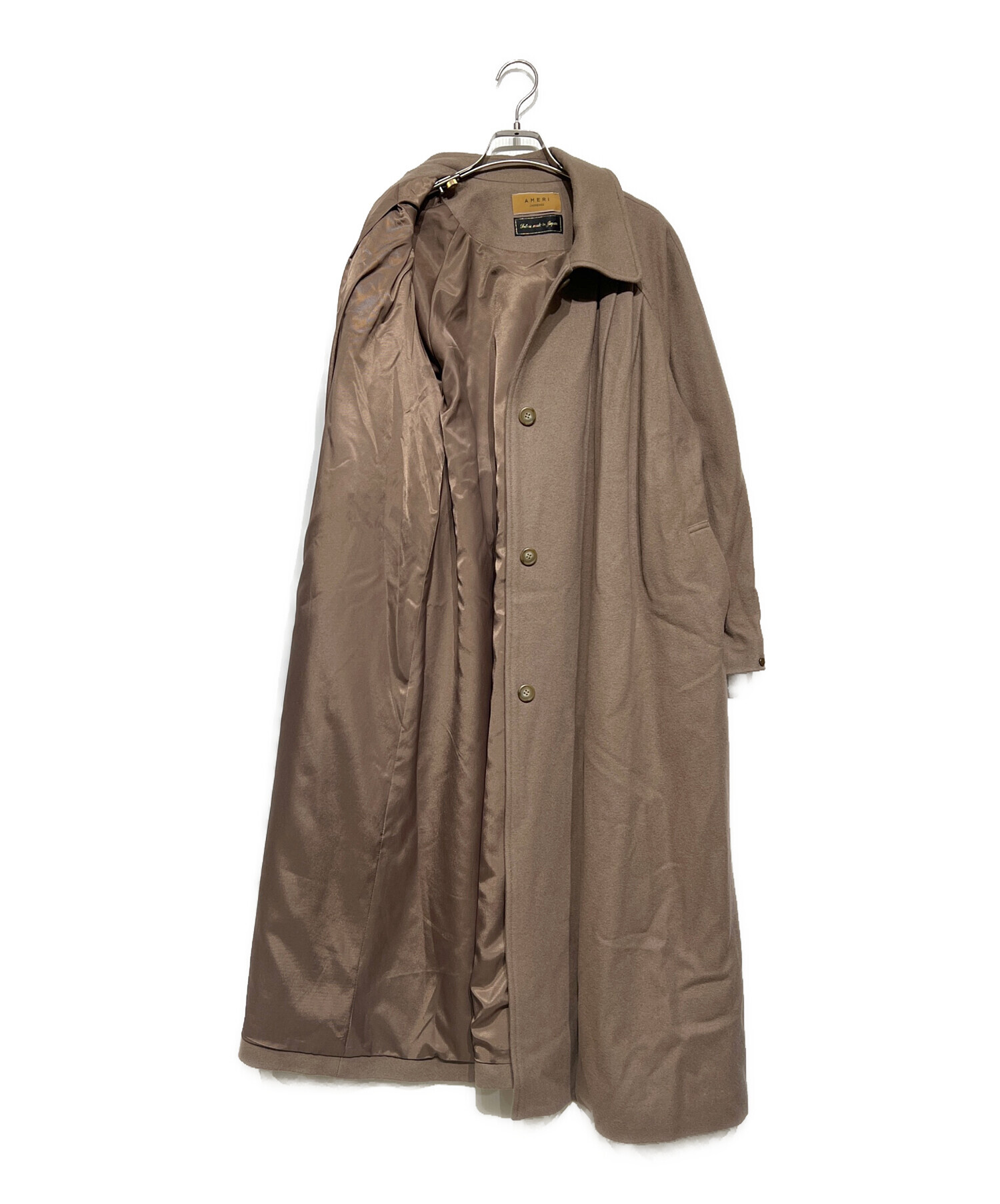 中古・古着通販】Ameri (アメリ) UND FRONT GATHER OPEN SLEEVE COAT 