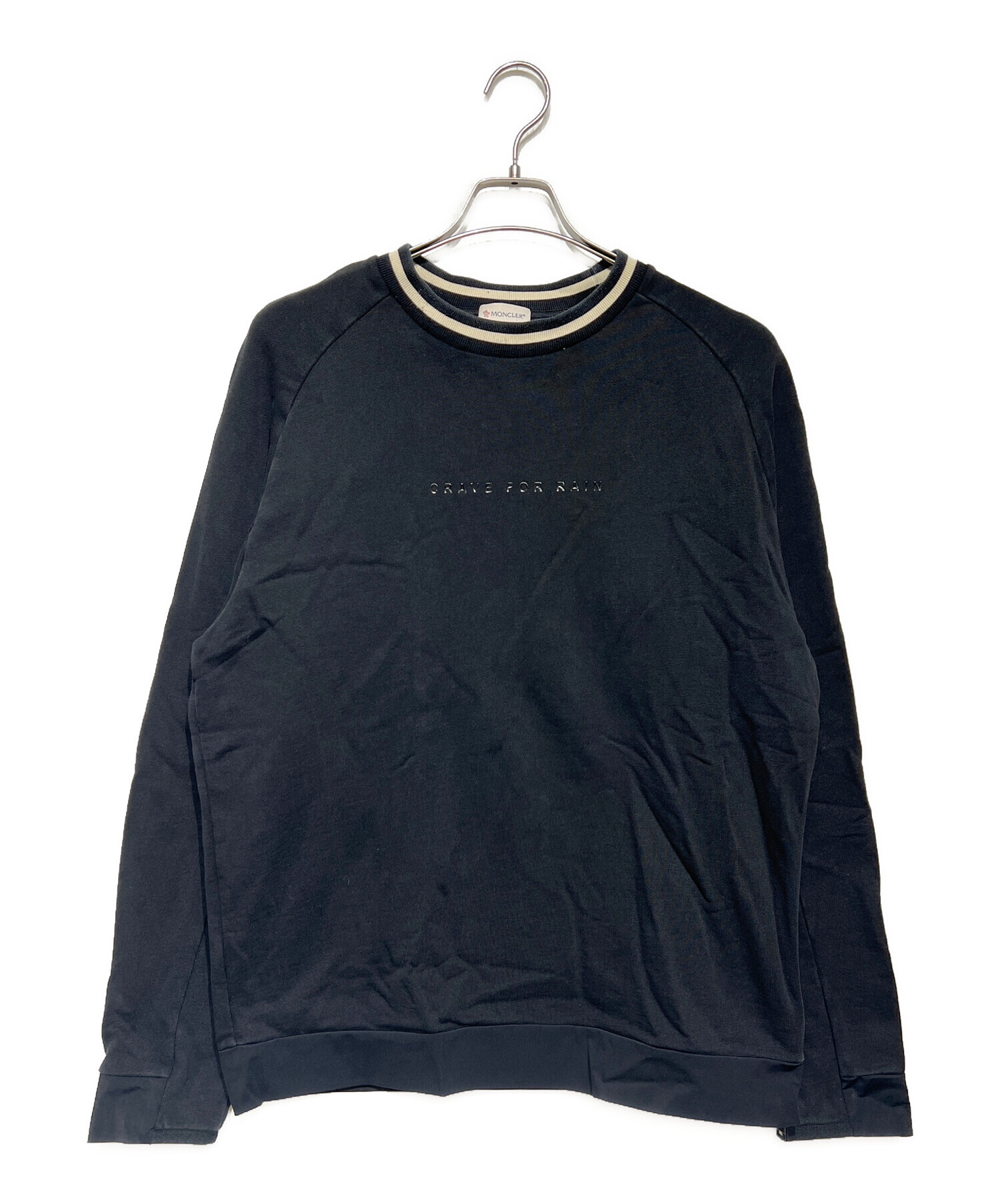 中古・古着通販】MONCLER (モンクレール) クルーネックスウェット 