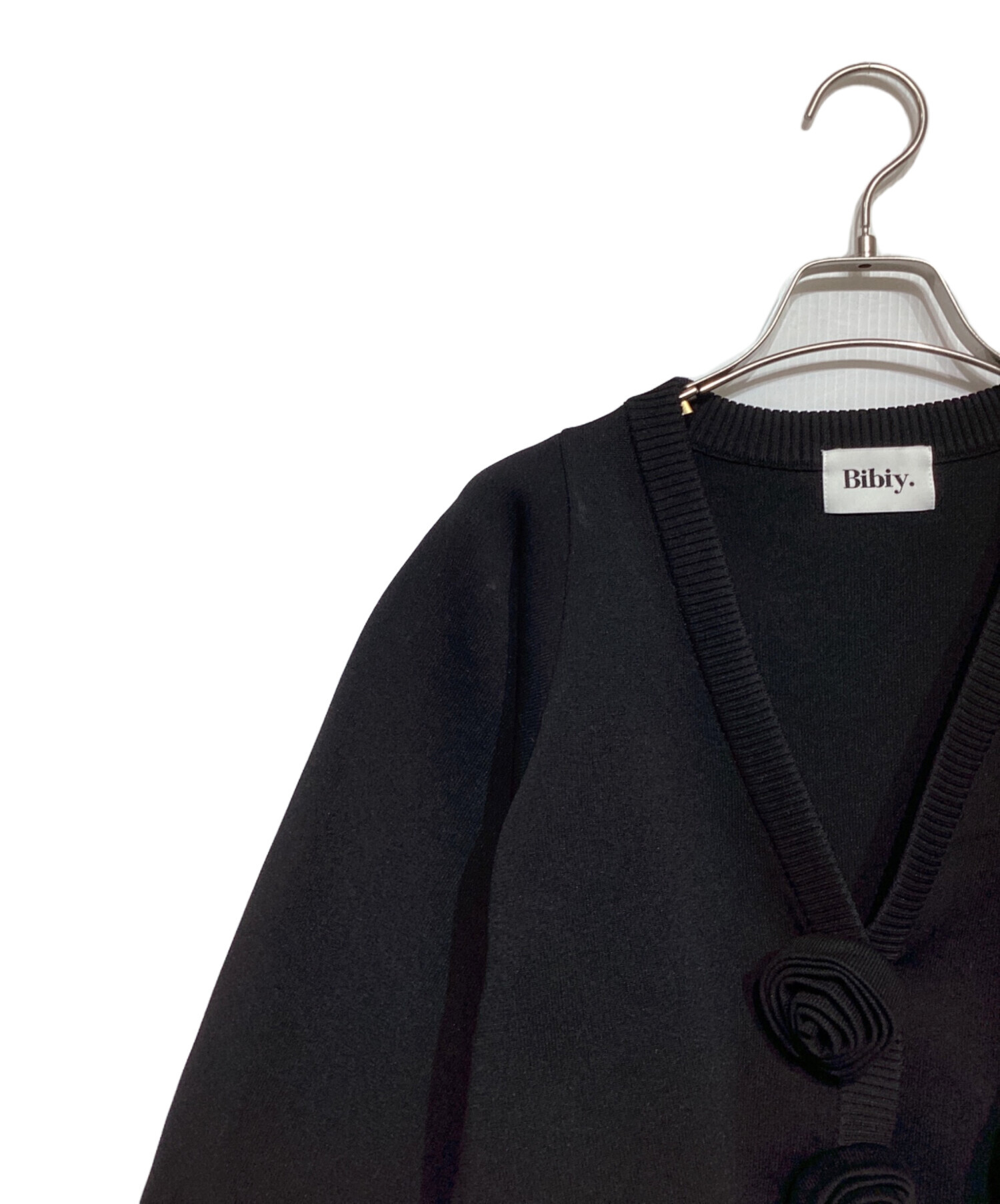 中古・古着通販】Bibiy. (ビビィ) STEPHANIE CARDIGAN BLACK ブラック