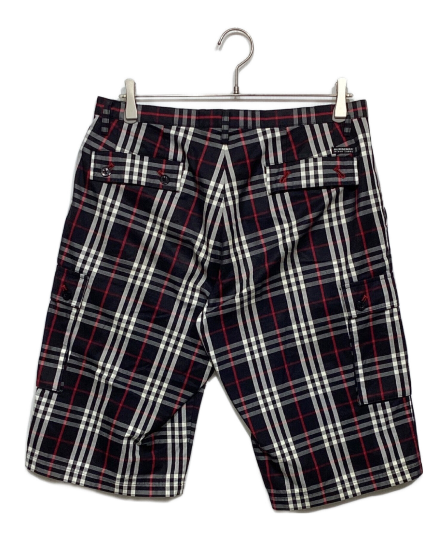 BURBERRY BLACK LABEL チェック　ハーフパンツ　X1593 バーバリーブラックレーベル BURBERRY BLACK LABEL ハーフパンツ