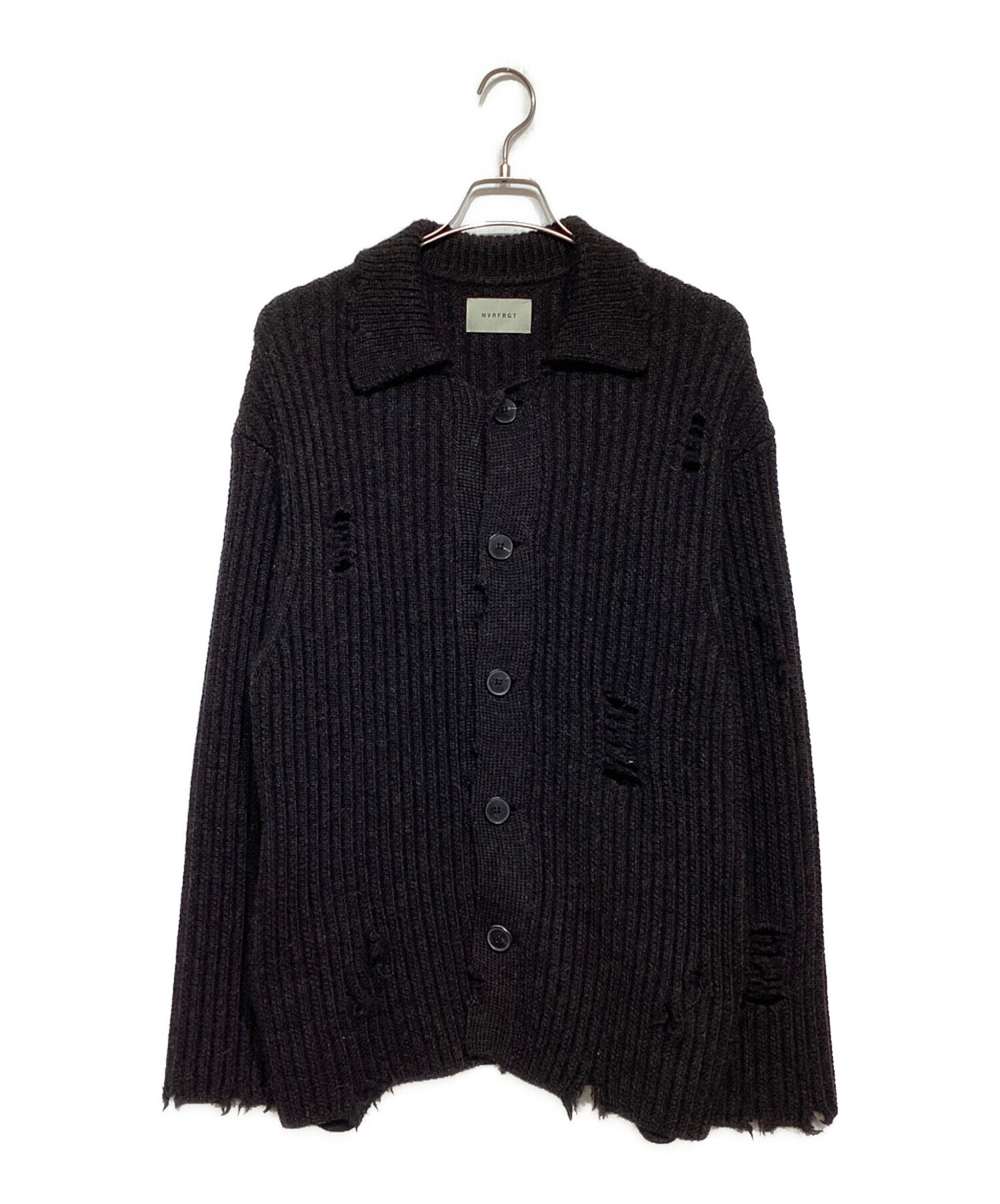 中古・古着通販】NVRFRGT (ネヴァーフォーゲット) RAW WOOL DAMAGED