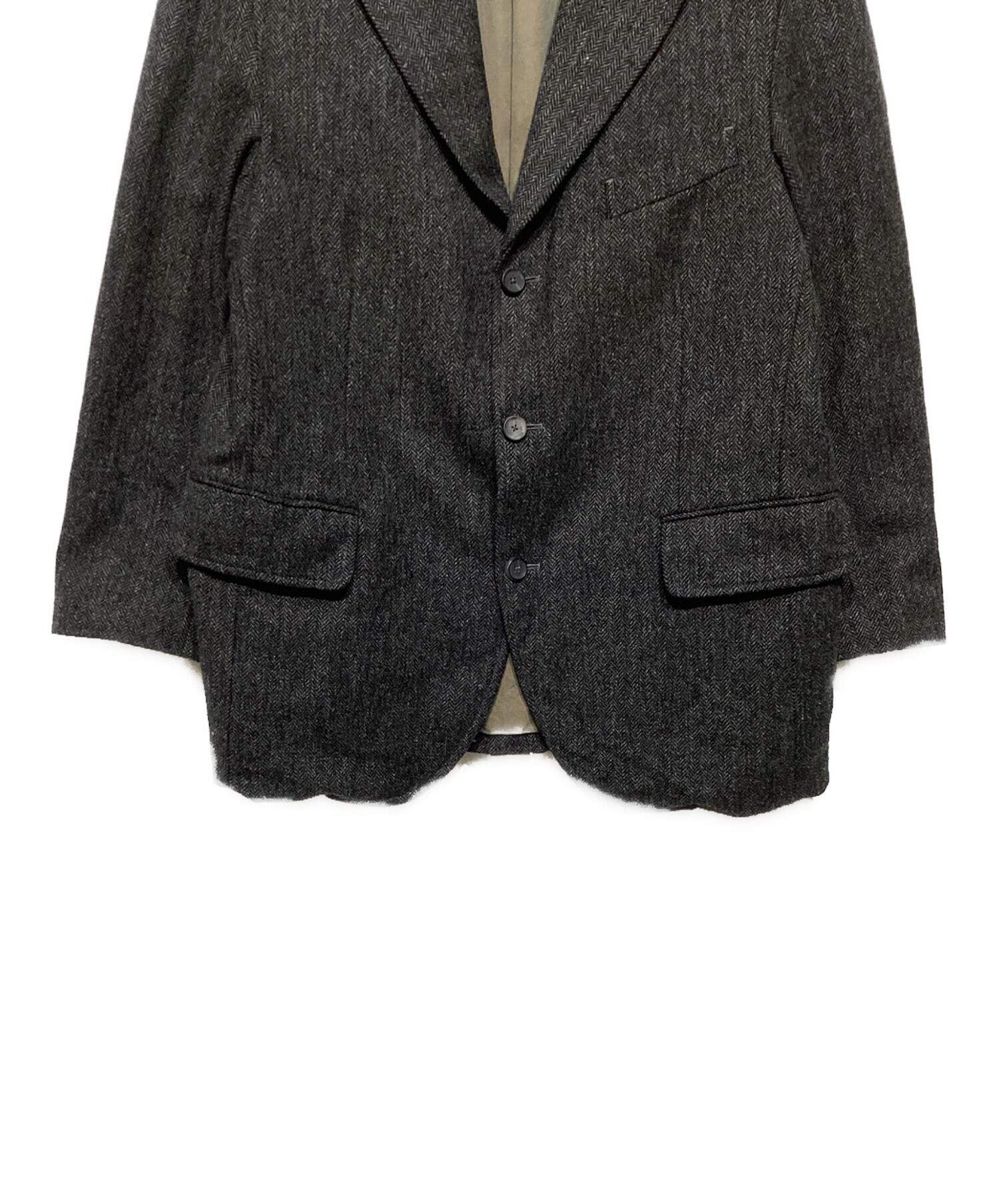 中古・古着通販】A.PRESSE (アプレッセ) Tweed Tailored Jacket グレー