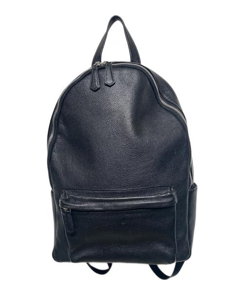 バーニーズニューヨーク イタリー製レザーリュック ネイビー 未使用に