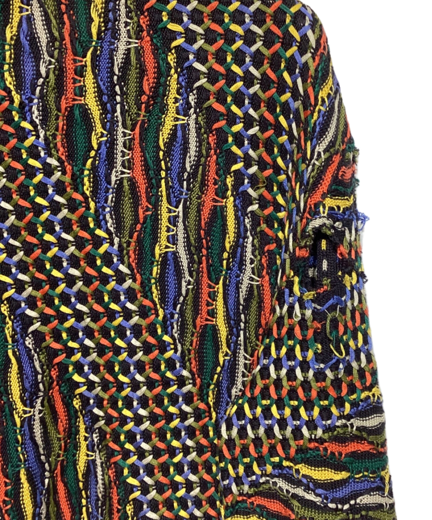 中古・古着通販】Coogi (クージー) 3Dニット マルチカラー サイズ:L