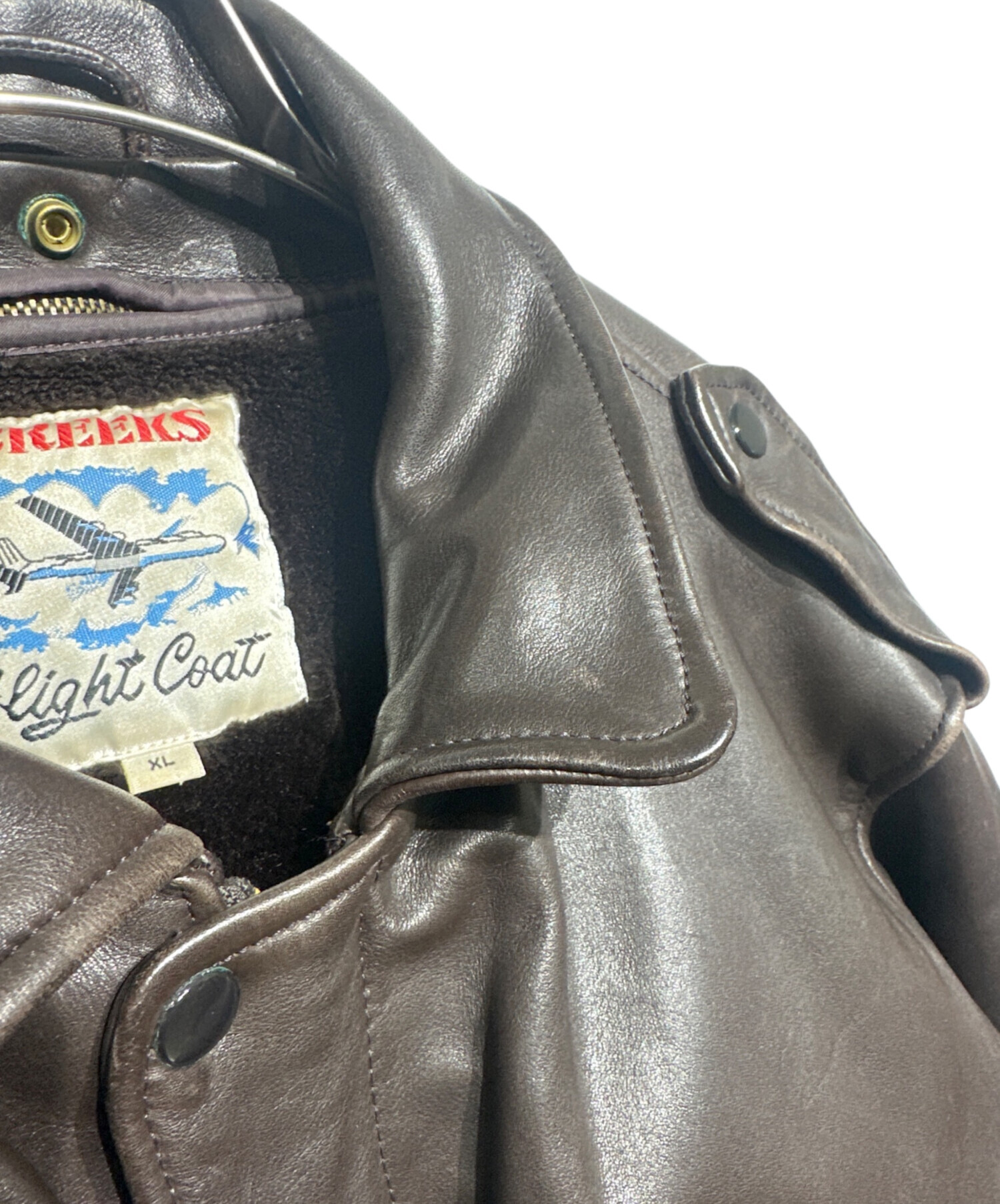 中古・古着通販】CREEKS (CREEKS) A-2 フライトレザージャケット