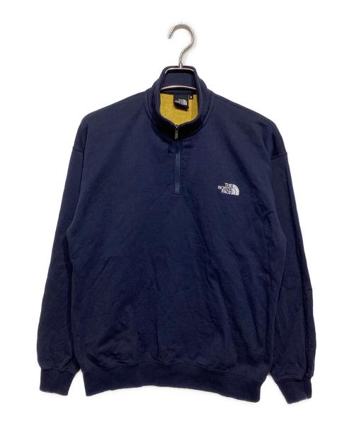 ザ・ノースフェイス ネイビー 新品タグ付き ステッチスウェットシャツ ノースフェイス ミニボックススティッチスウェットシャツ ネイビー L