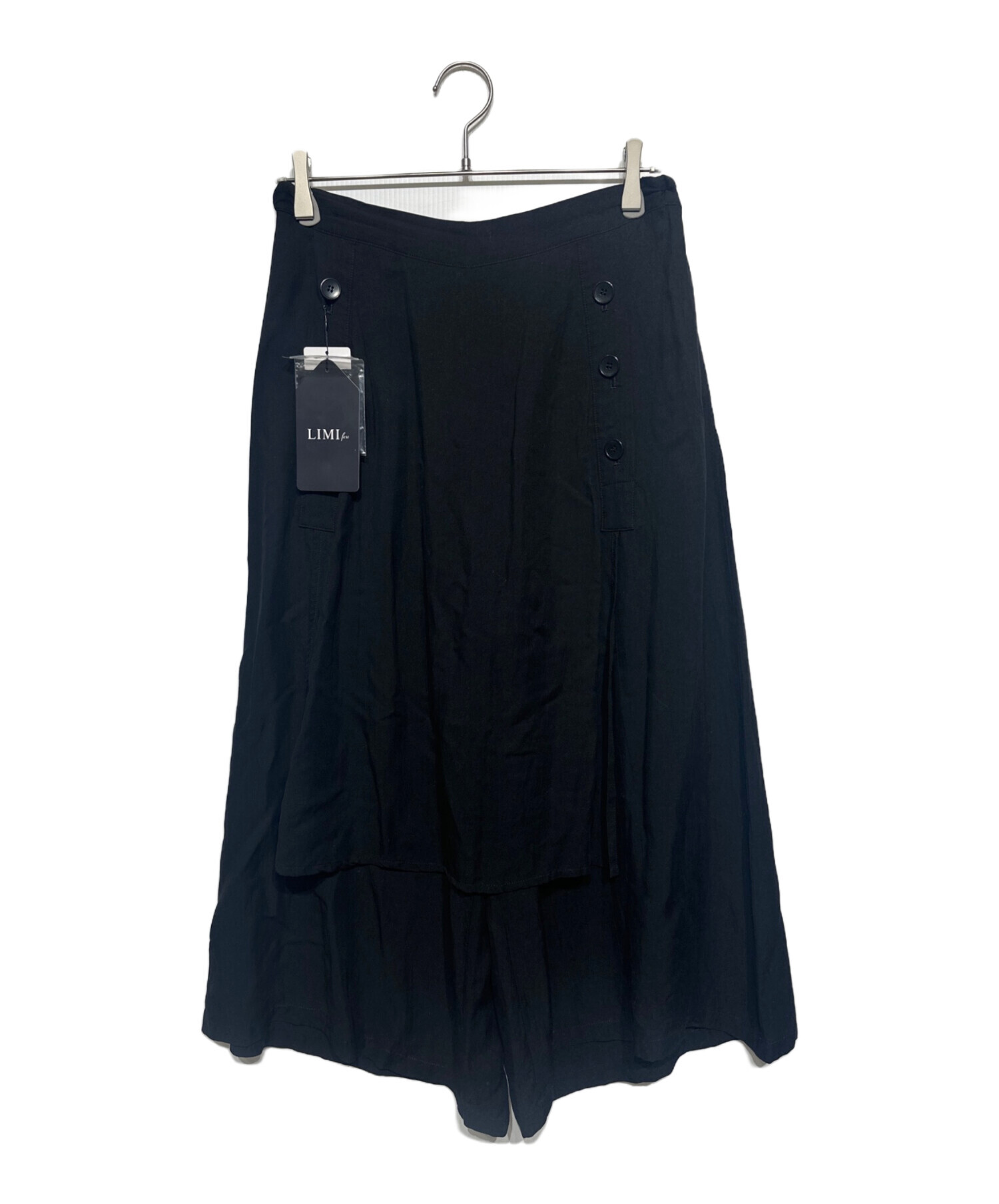 中古・古着通販】LIMI feu (リミフゥ) ワイドパンツ ブラック サイズ:2 