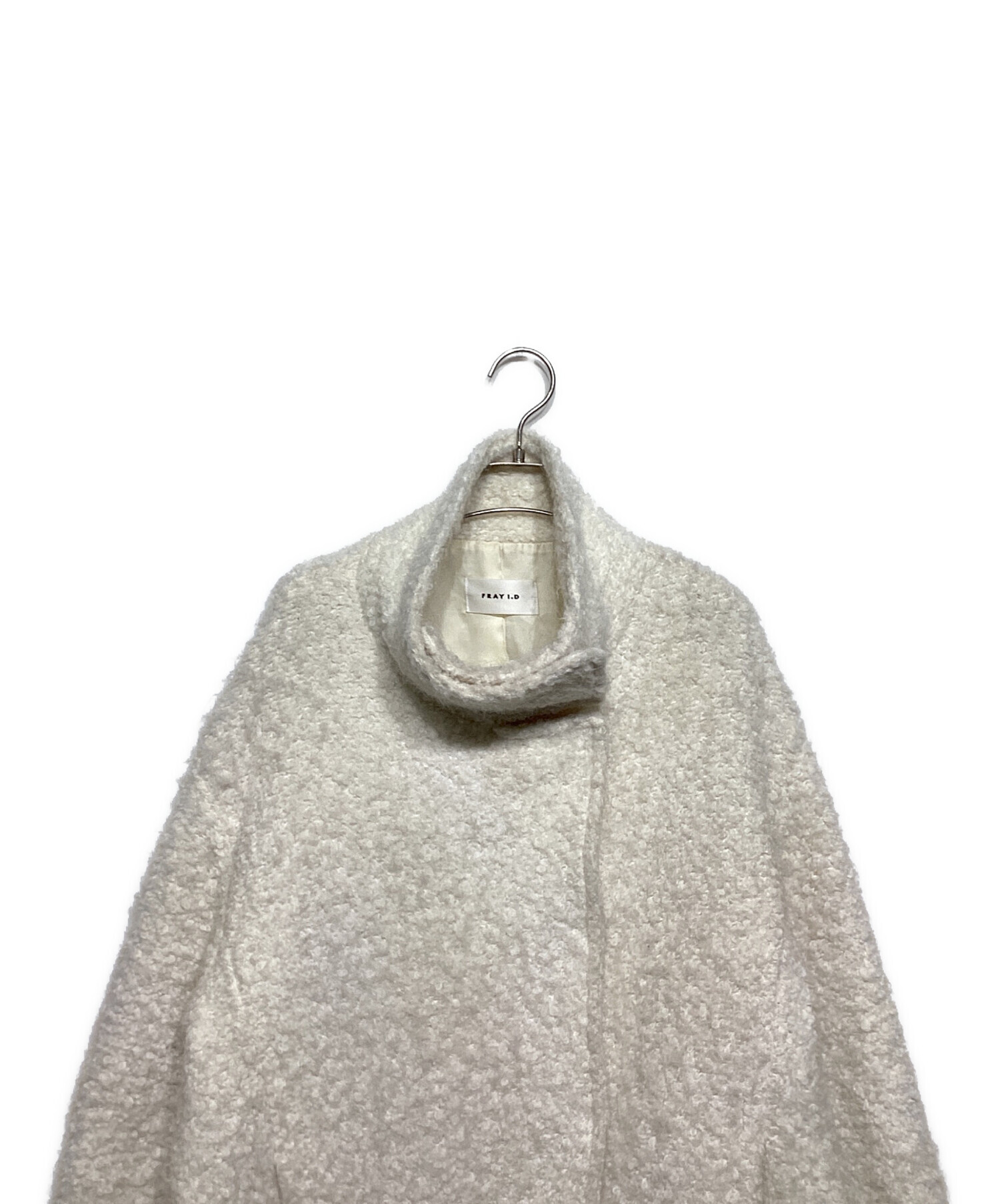 中古・古着通販】FRAY ID (フレイ アイディー) ウールモヘアブークレ