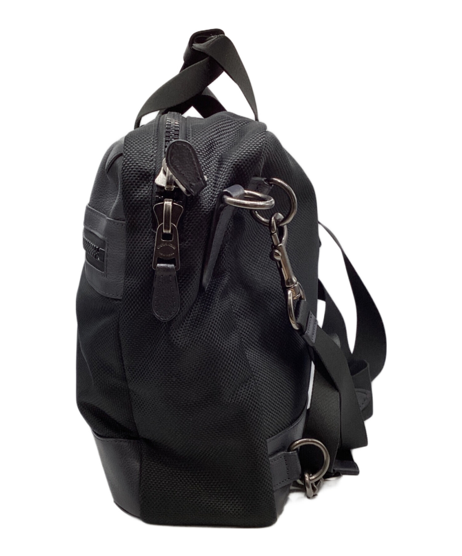 COACH コーチ 3ウェイバッグ 中古・古着通販】COACH (コーチ) 3WAYバッグ ブラック×ネイビー