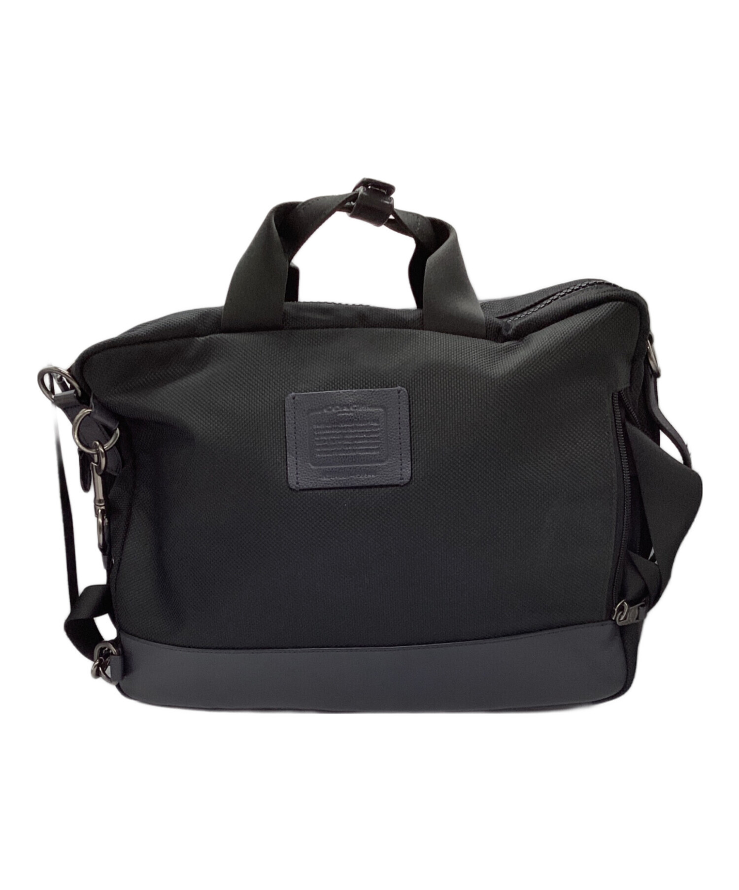 中古・古着通販】COACH (コーチ) 3WAYバッグ ブラック×ネイビー