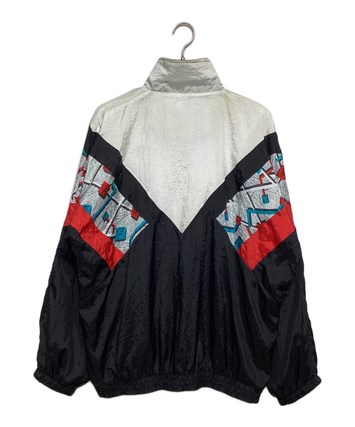 中古・古着通販】NIKE (ナイキ) 90S ナイロンジップブルゾン ブラック 