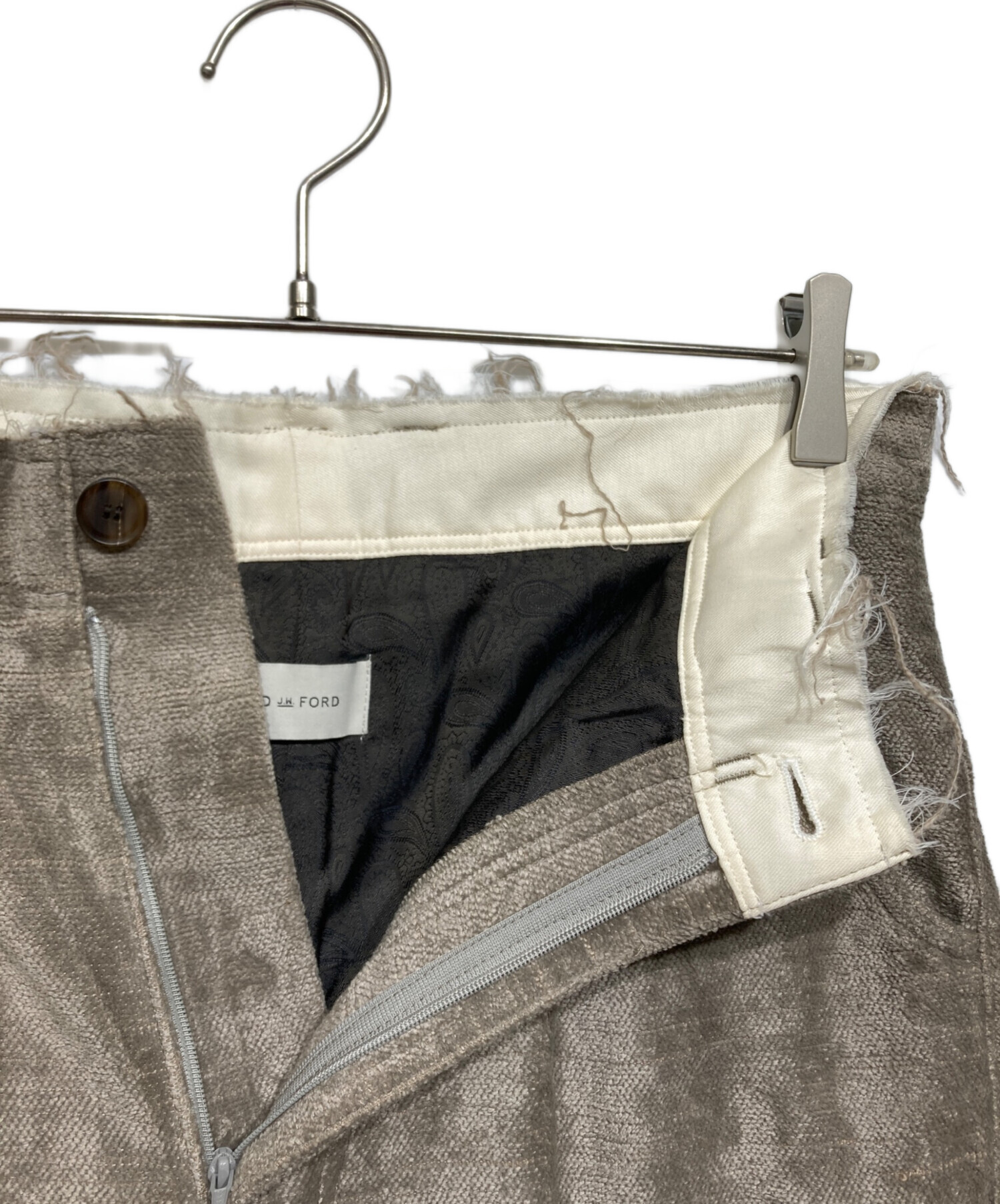 中古・古着通販】BED J.W. FORD (ベッドフォード) Velour Fabric Wide 