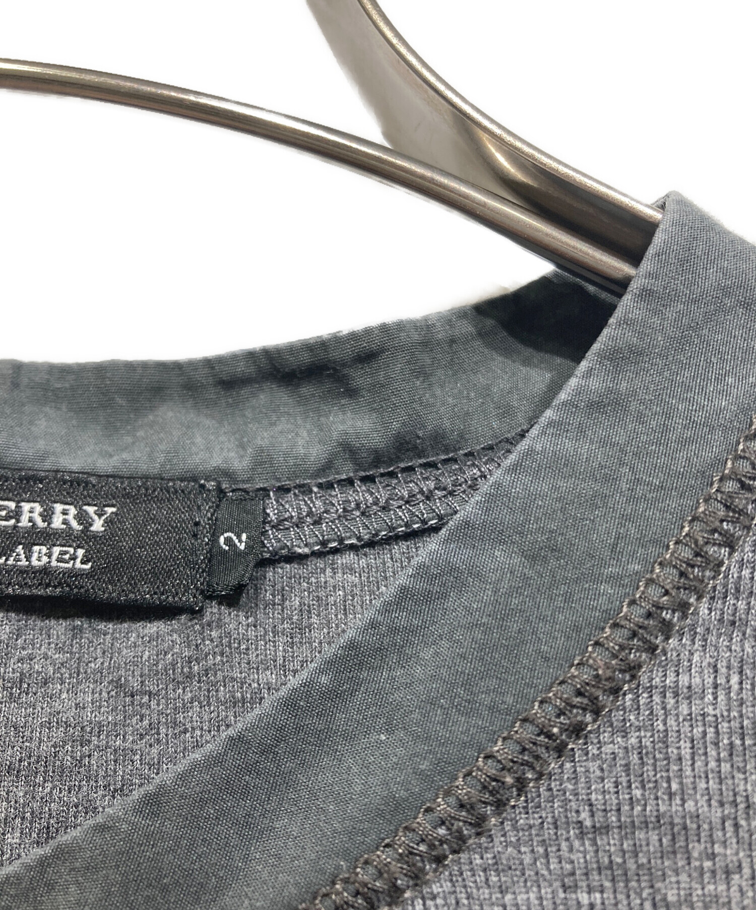 美品 BURBERRY バーバリー ホルターネック カットソー 黒 38 BURBERRY（バーバリー） 長袖 カットソー 8095157 レディース ホース