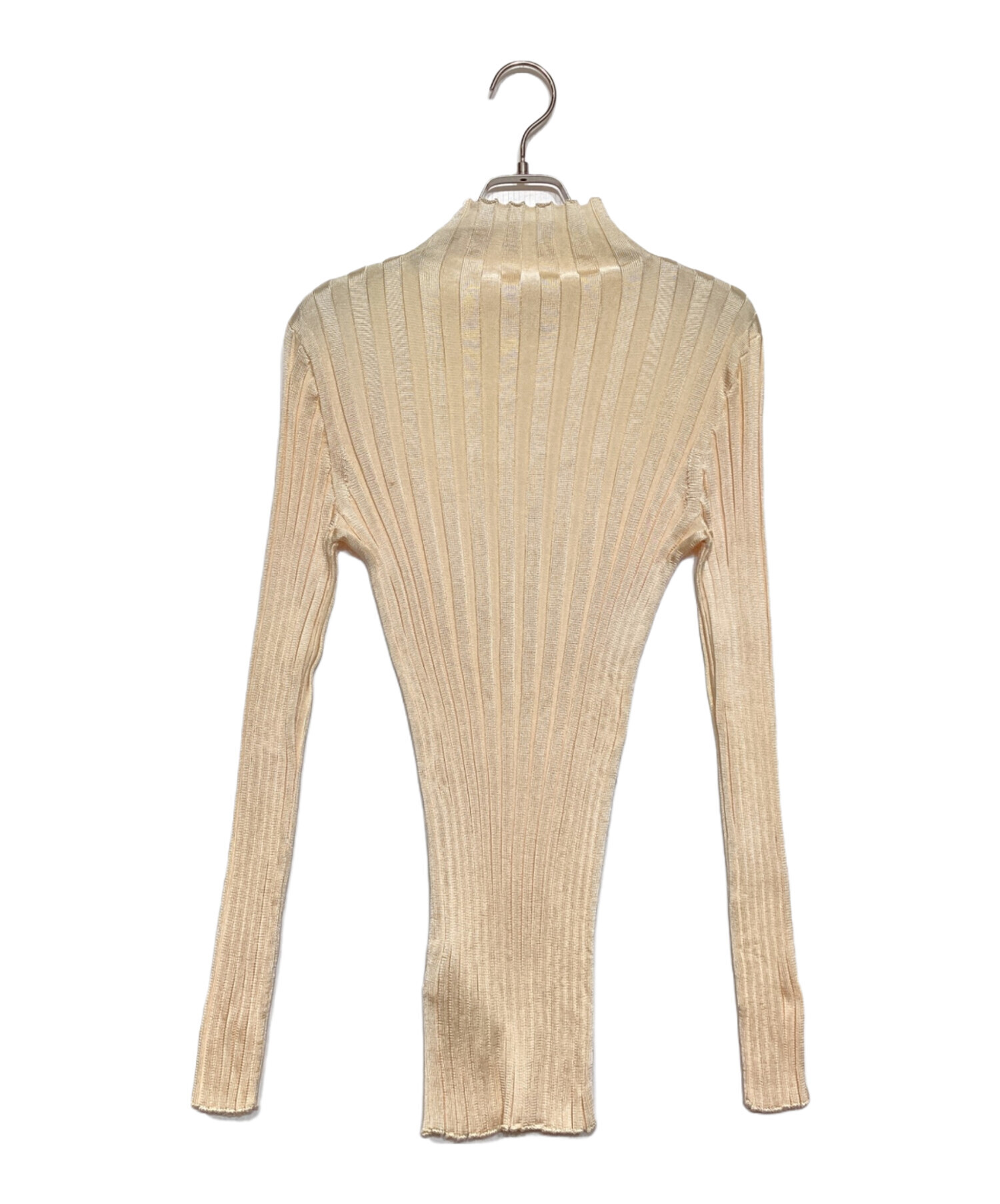 JIL SANDER ジルサンダー ニット・セーター 32(XXS位) ベージュ 【古着】【中古】 JIL SANDER - JIL SANDER ジルサンダー ニット・セーター 32(XXS位