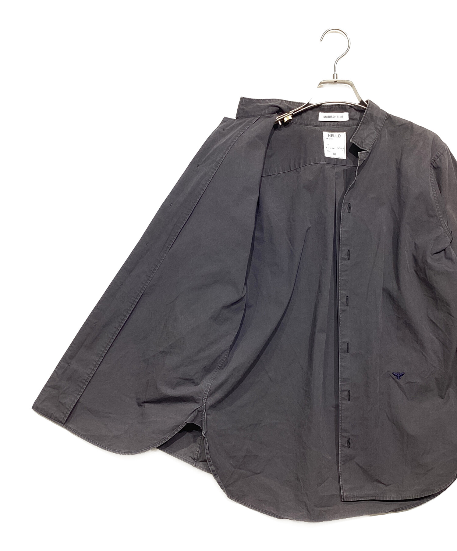 美品✨マディソンブルー シャツ 春服 ブラウス ベルスリーブ 綿 MADISONBLUE - 美品✨マディソンブルー シャツ 春服 ブラウス ベル