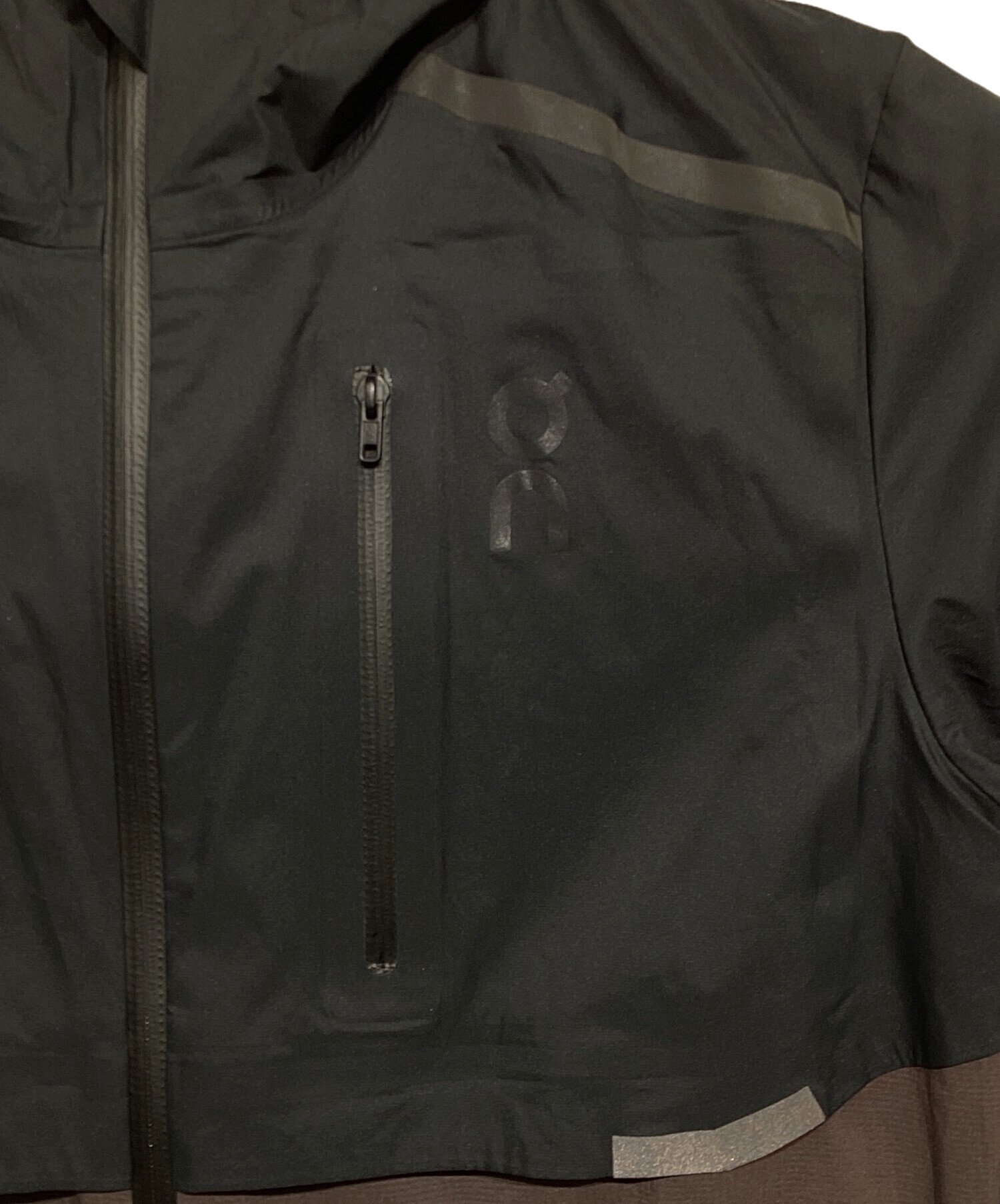 中古・古着通販】on (オン) weather jacket ブラック×ブラウン サイズ 