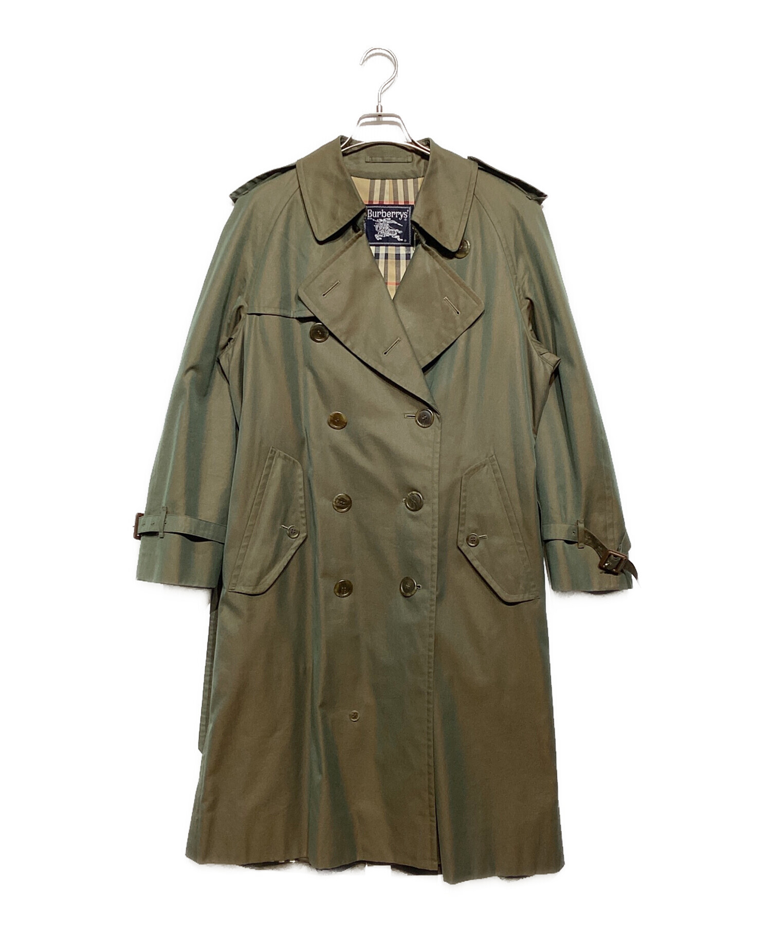 BURBERRY バーバリー　 トレンチコート オリーブ色 165サイズ 中古・古着通販】Burberry's (バーバリーズ) トレンチコート オリーブ