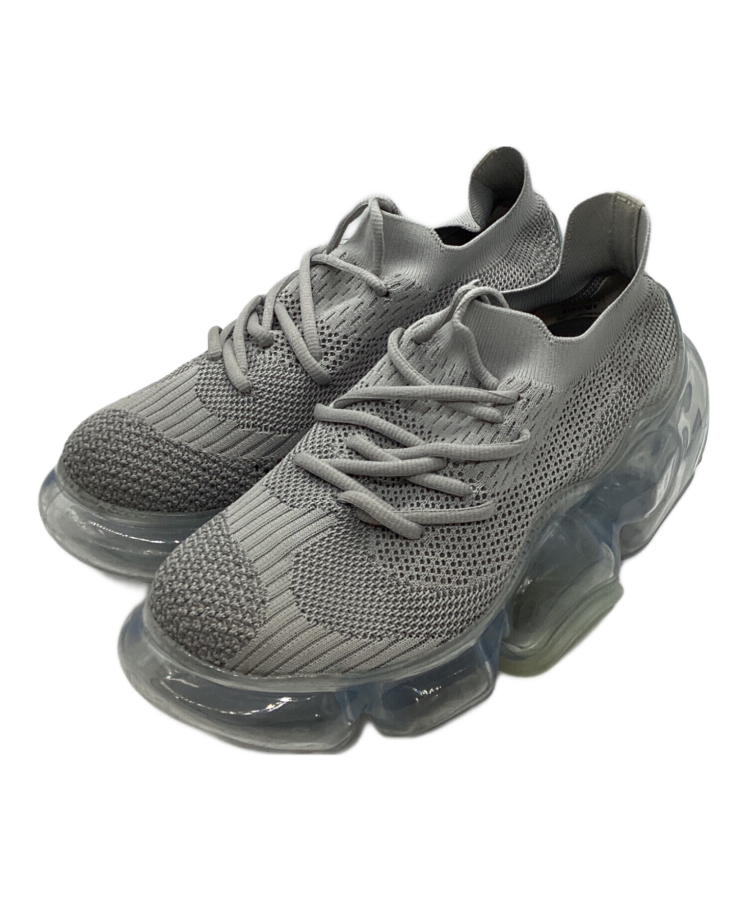 grounds　グラウンズ　 グレー メッシュスニーカー 中古・古着通販】grounds (グラウンズ) MOOPIE スニーカー グレー