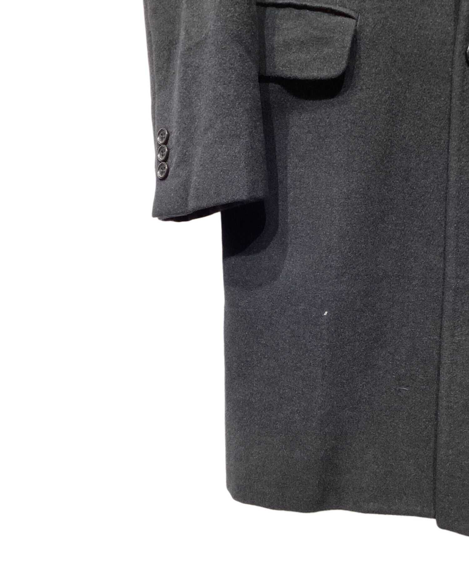 【極美品】Paul Smith ポールスミス　チェスターコート　グレー　L 2026年最新】Yahoo!オークション -ポールスミス チェスターコート