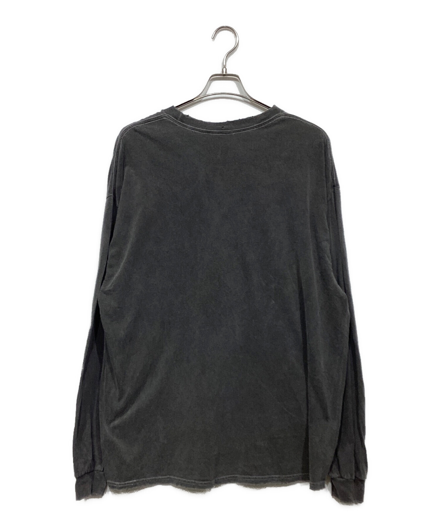 中古・古着通販】ANCELLM (アンセルム) ダメージ加工ロングTシャツ
