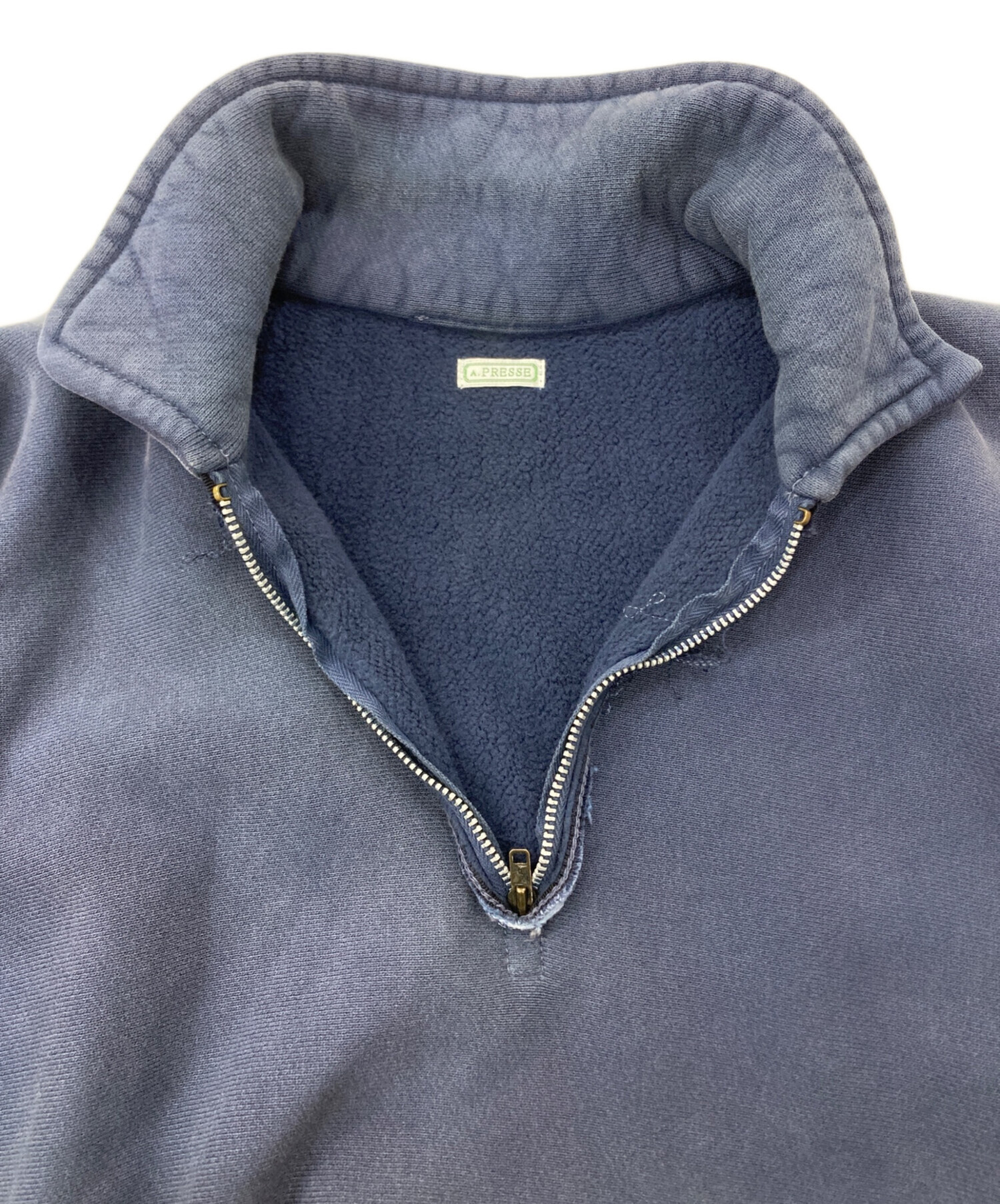 A.PRESSE アプレッセ　vintage half zip サイズ3 A.PRESSE - アプレッセ24SS Vintage Half Zip Sweat shirt(24SAP-05