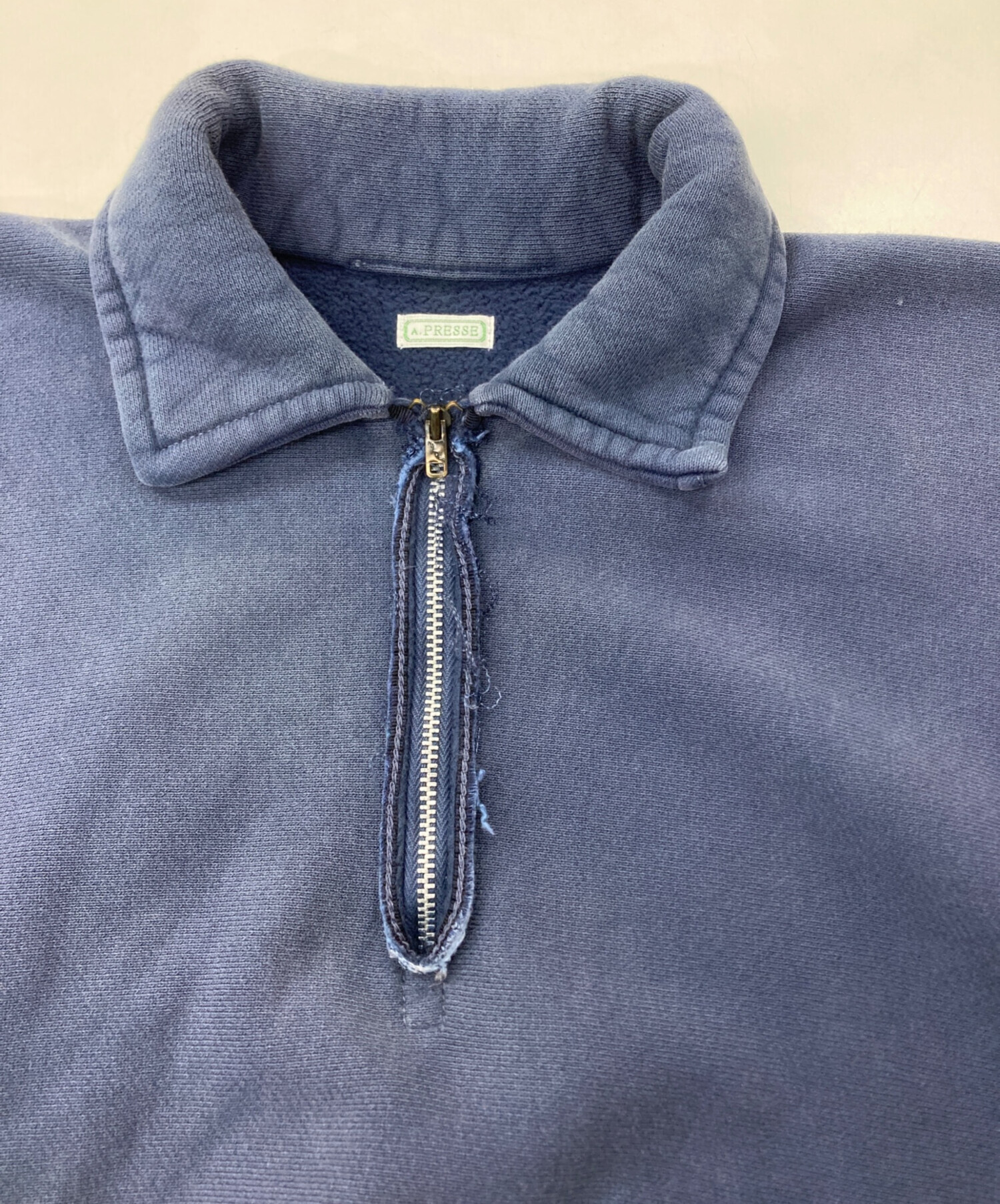 中古・古着通販】A.PRESSE (アプレッセ) Vintage Half Zip Sweatshirt