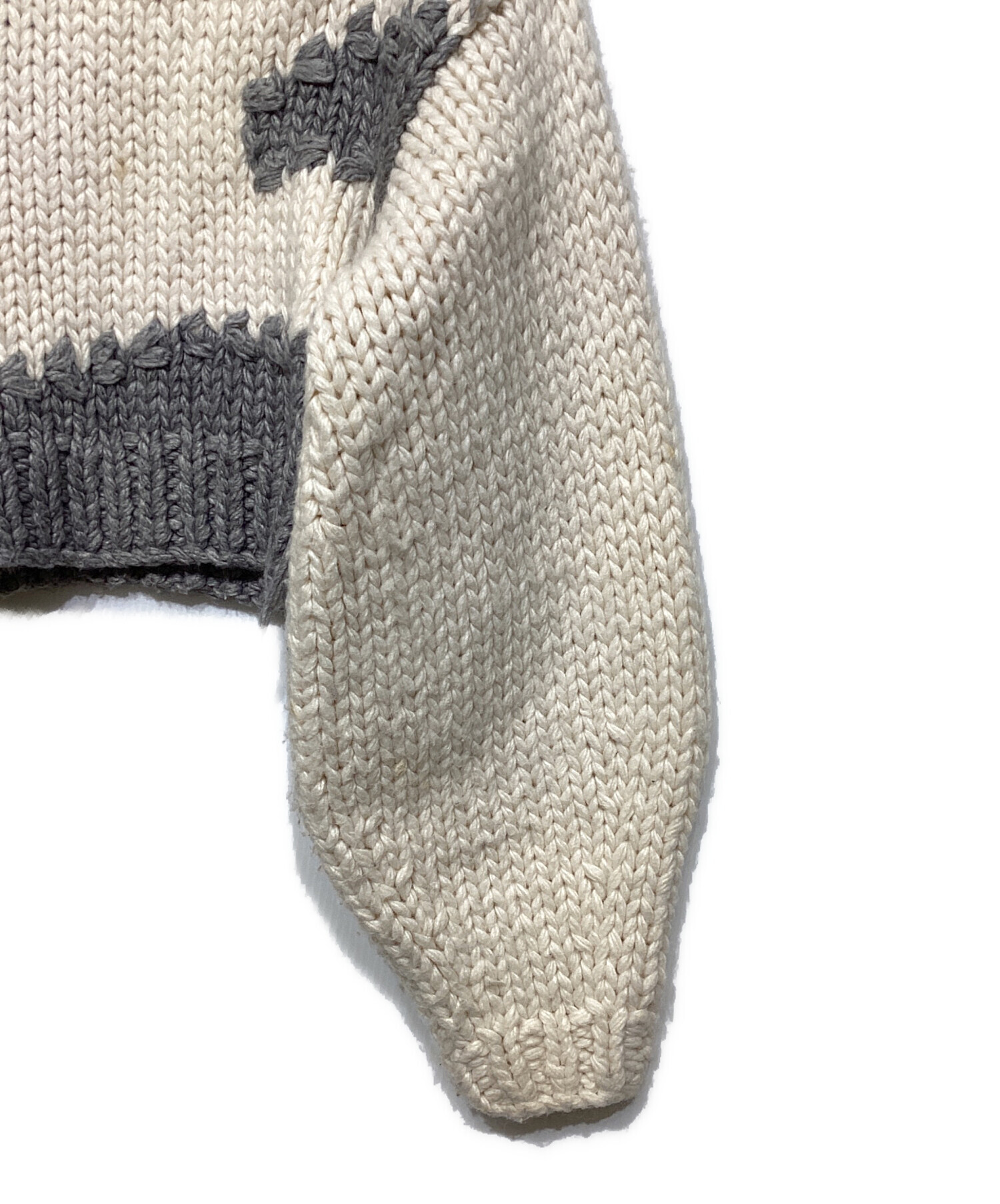 中古・古着通販】LEINWANDE (ラインヴァンド) Snow Slope Intarsia Top