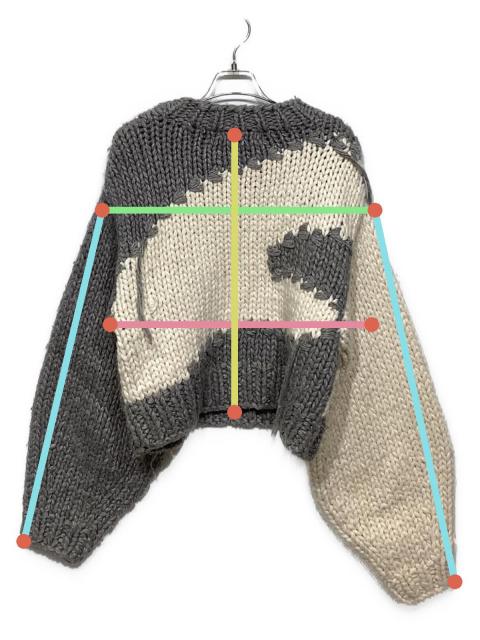 中古・古着通販】LEINWANDE (ラインヴァンド) Snow Slope Intarsia Top