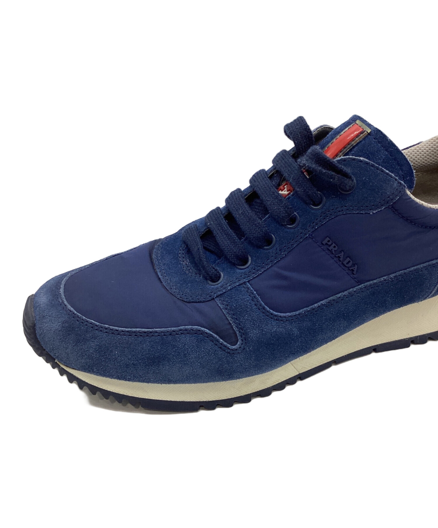 中古・古着通販】PRADA (プラダ) スウェードローカットスニーカー 5939