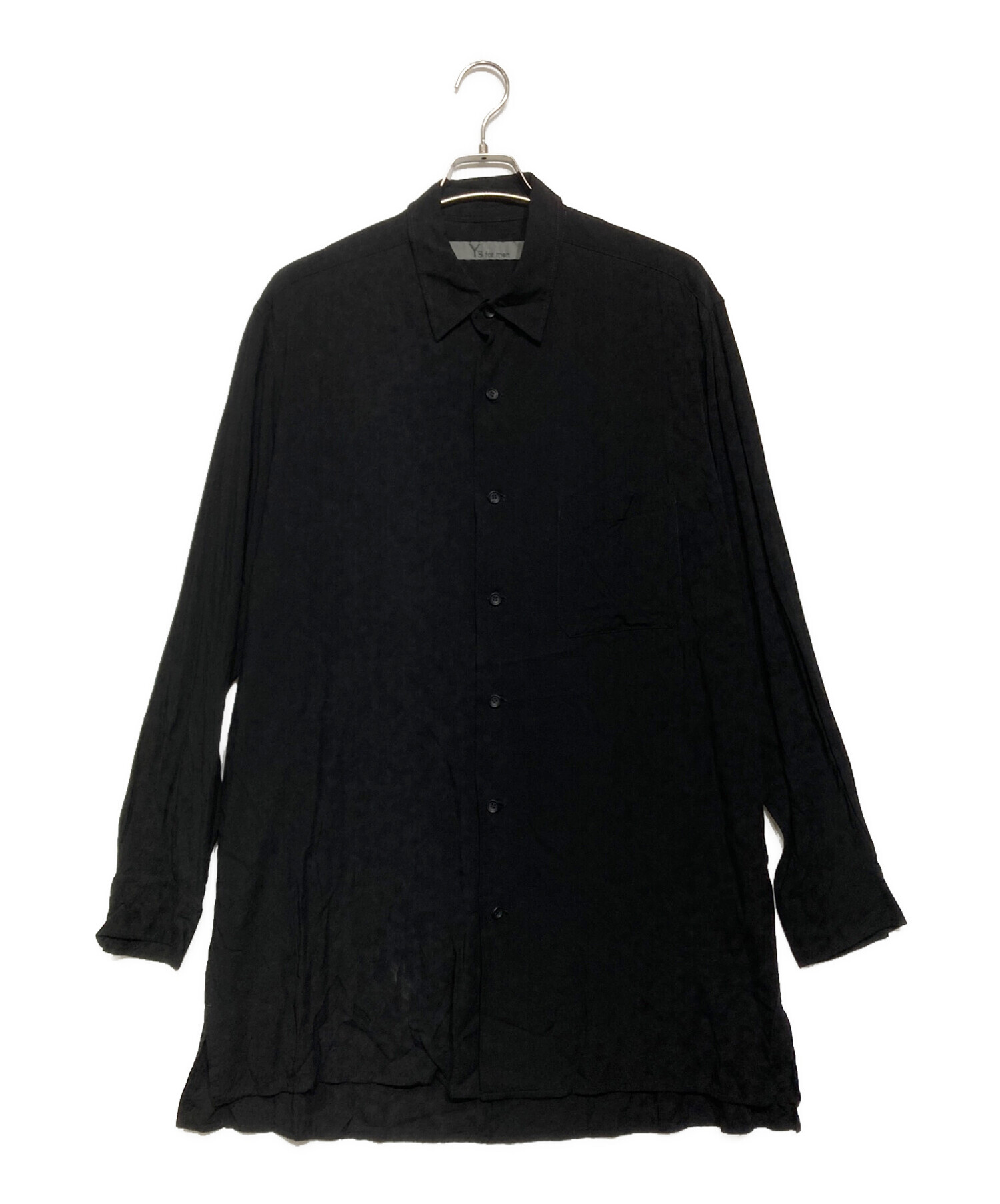 Y’s for men ワイズフォーメン カジュアルシャツ メンズ 【古着】【中古】 中古・古着通販】Y's for men (ワイズフォーメン) RAYON CAMBRIC