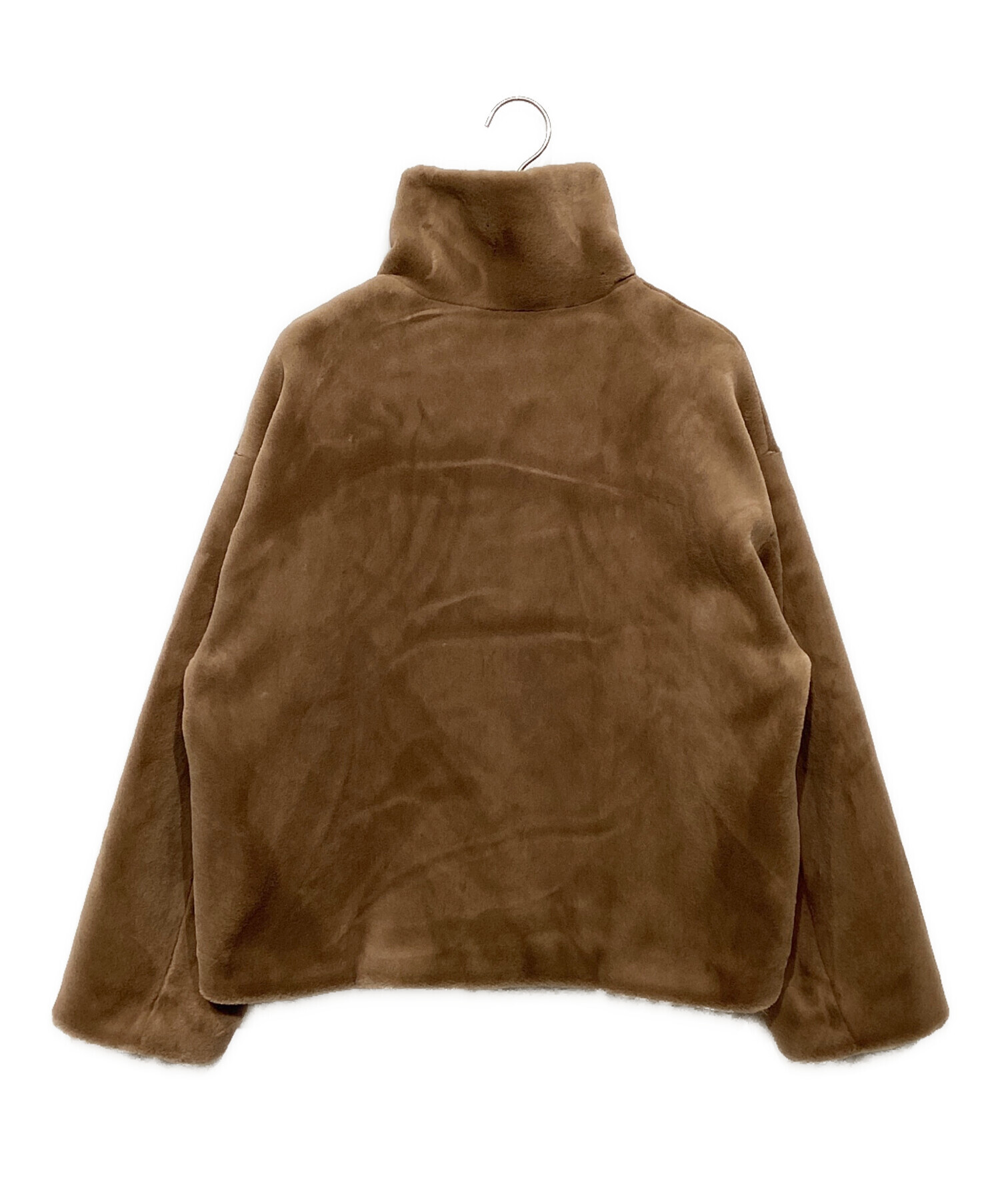 美品 URBAN RESEARCH エコファージップコート キャメル