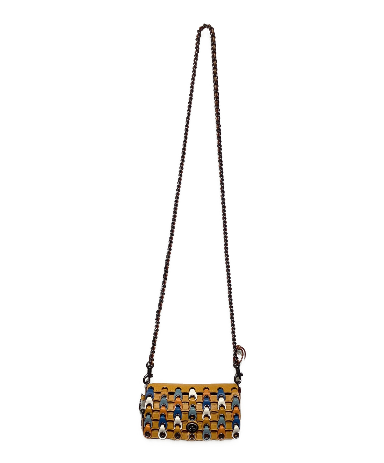 中古・古着通販】COACH (コーチ) ディンキアー チェーンミニショルダー 
