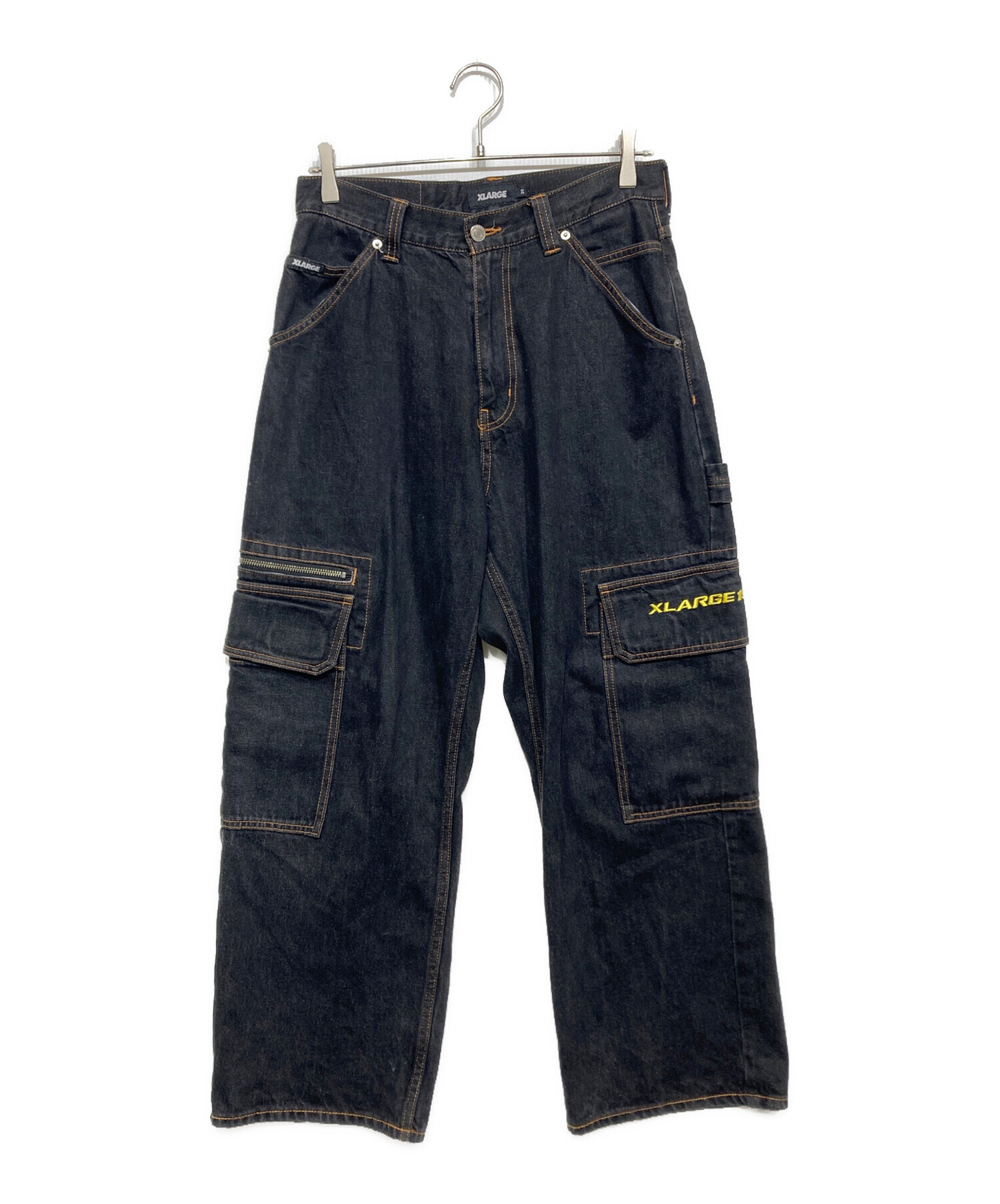 中古・古着通販】X-LARGE (エクストララージ) EMBROIDERED DENIM CARGO 