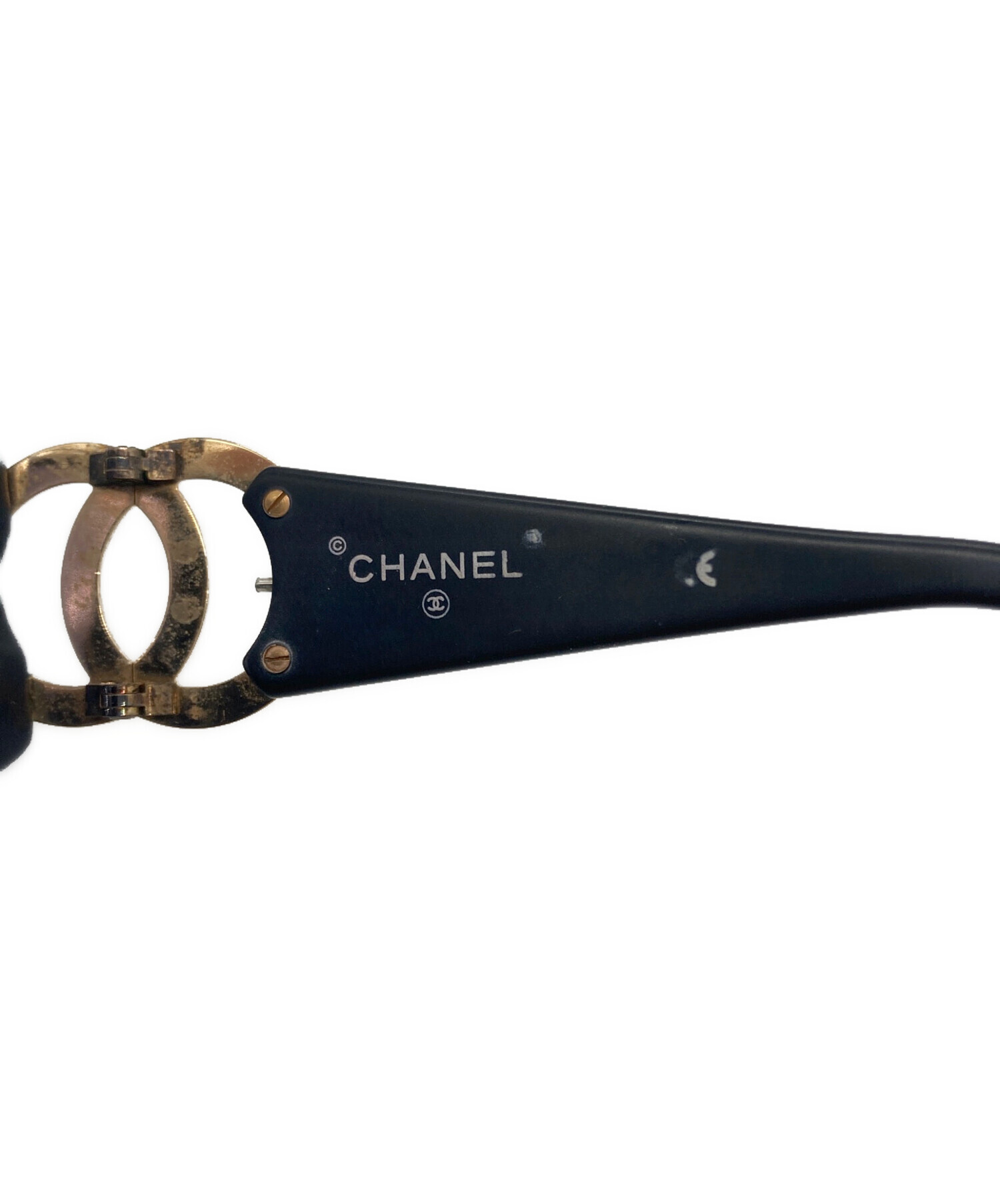中古・古着通販】CHANEL (シャネル) ココマーク金具サングラス 
