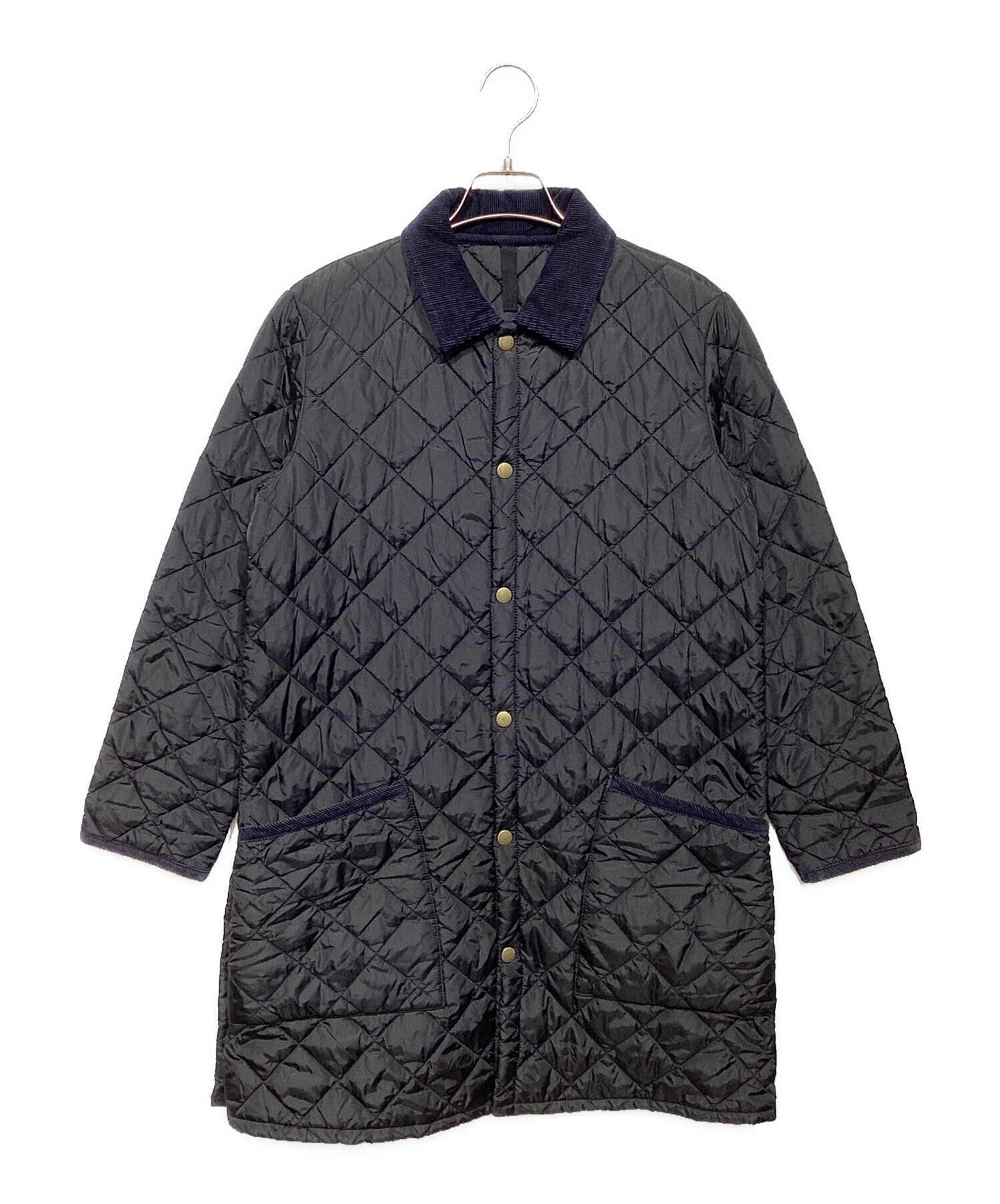 中古・古着通販】Barbour (バブアー) キルティングコート ブラック 