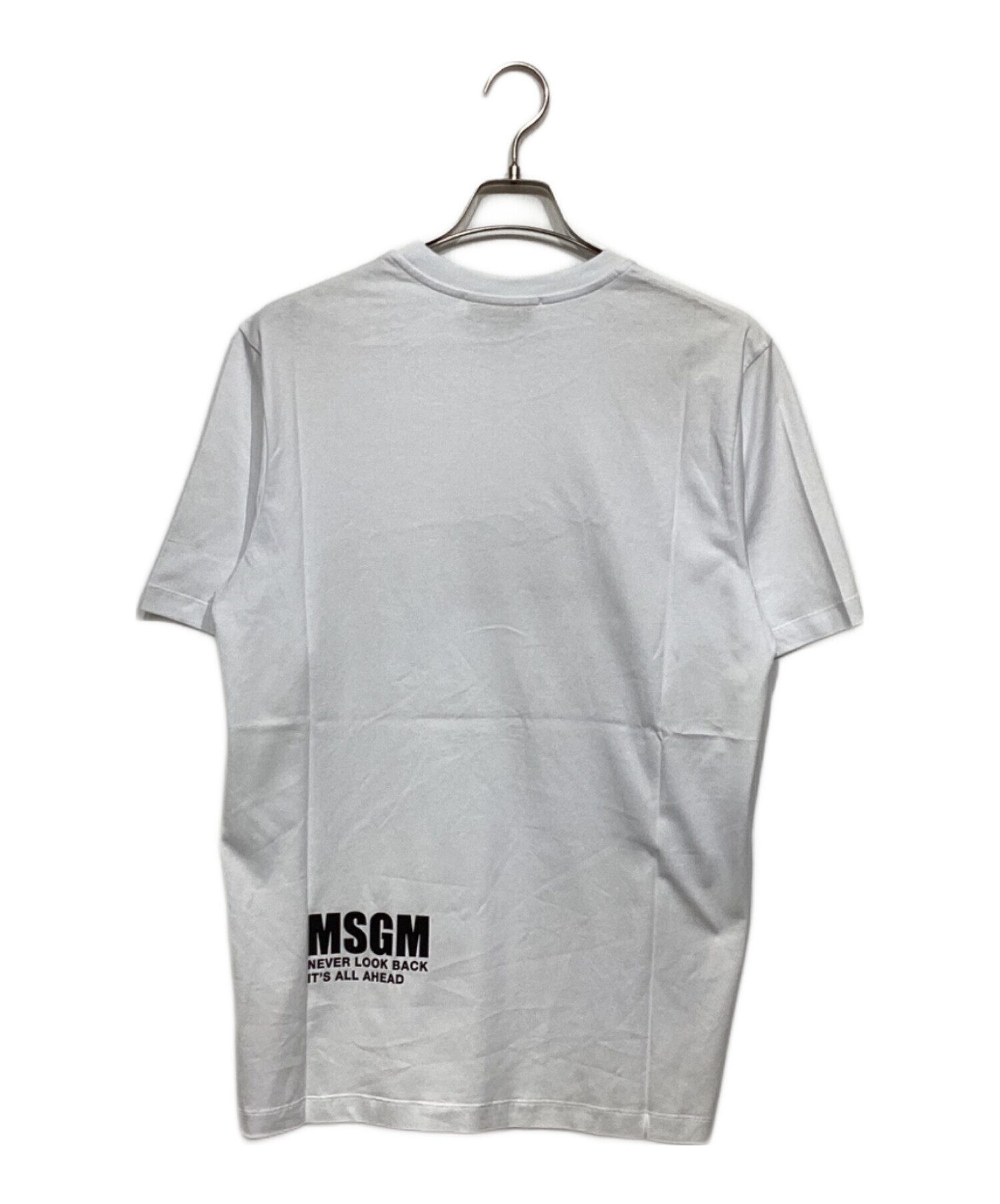 中古・古着通販】MSGM (エムエスジーエム) MSGM T-SHIRT ホワイト 