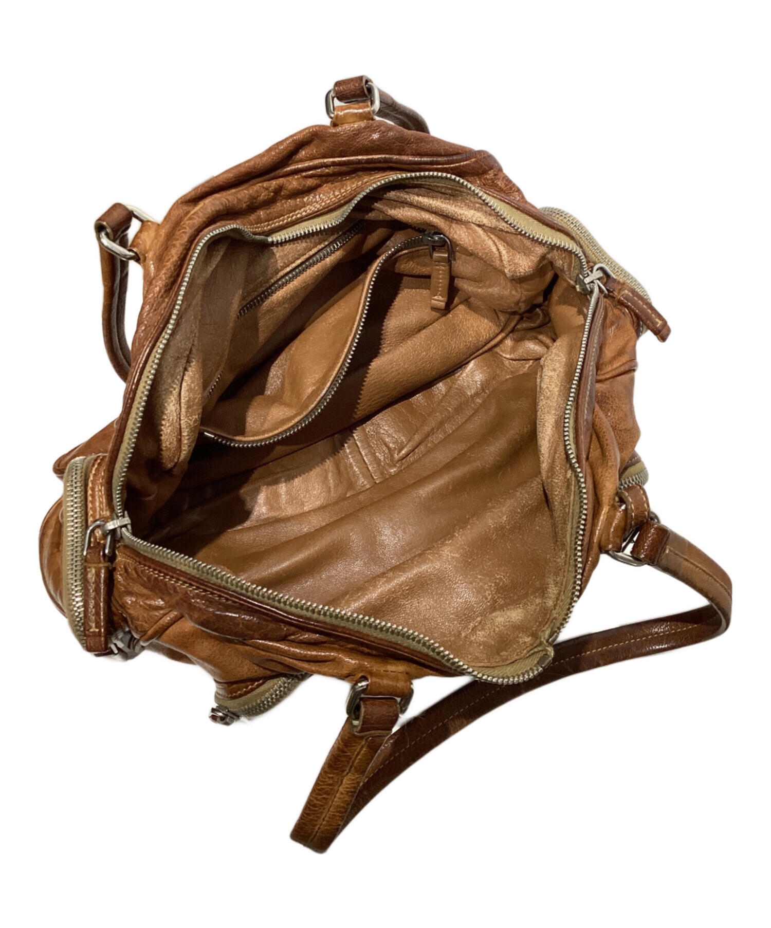 中古・古着通販】PRADA (プラダ) マルチポケット ウォッシュドレザー