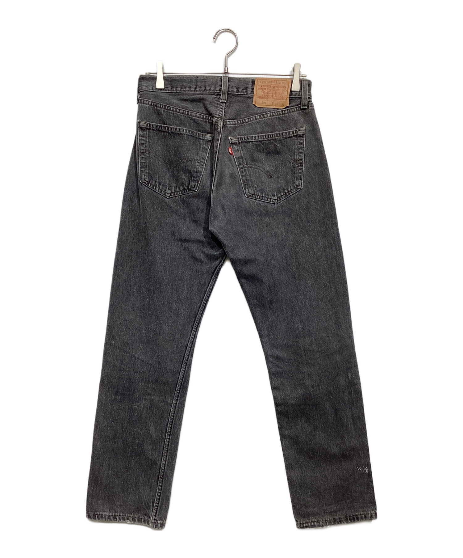 中古・古着通販】LEVI'S (リーバイス) 501 先染め ブラック デニム