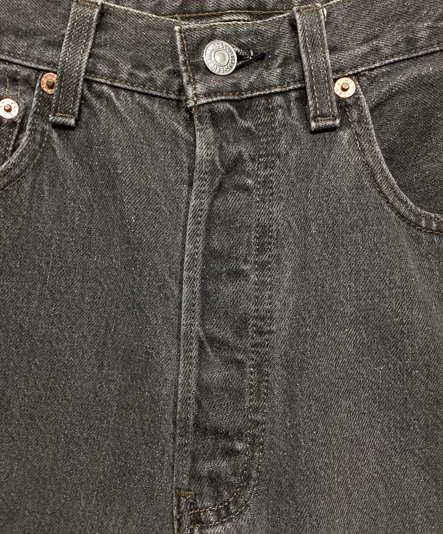 中古・古着通販】LEVI'S (リーバイス) 501 先染め ブラック デニム