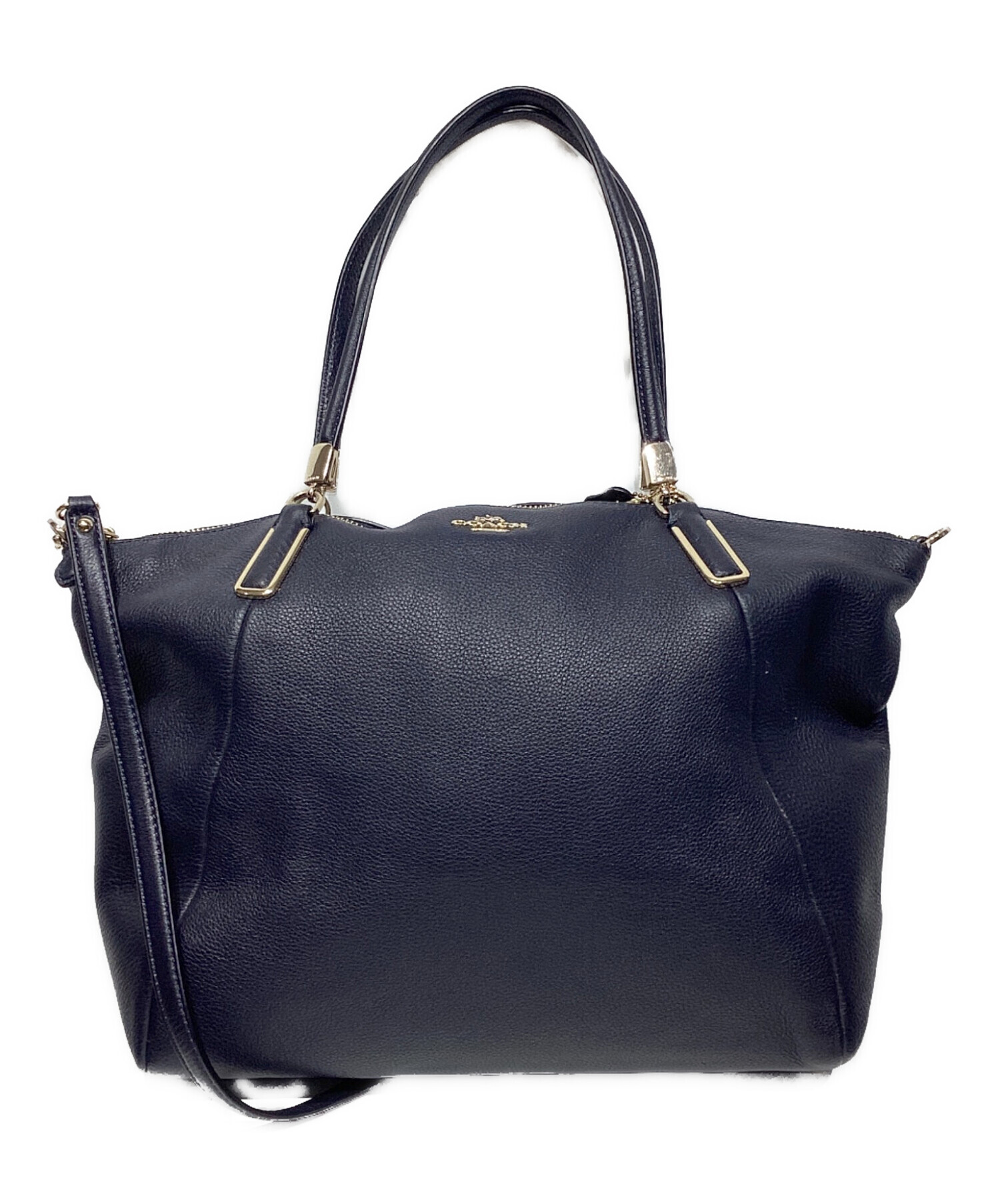 中古・古着通販】COACH (コーチ) 2WAYトートバッグ F34494 ネイビー