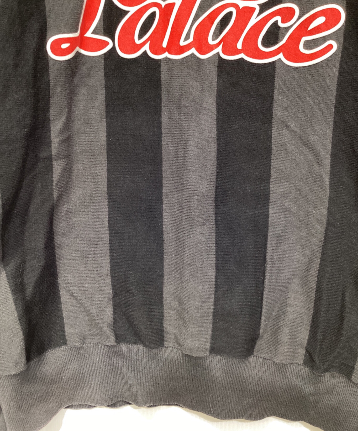 中古・古着通販】PALACE (パレス) VESUVIO KNIT ブラック×グレー