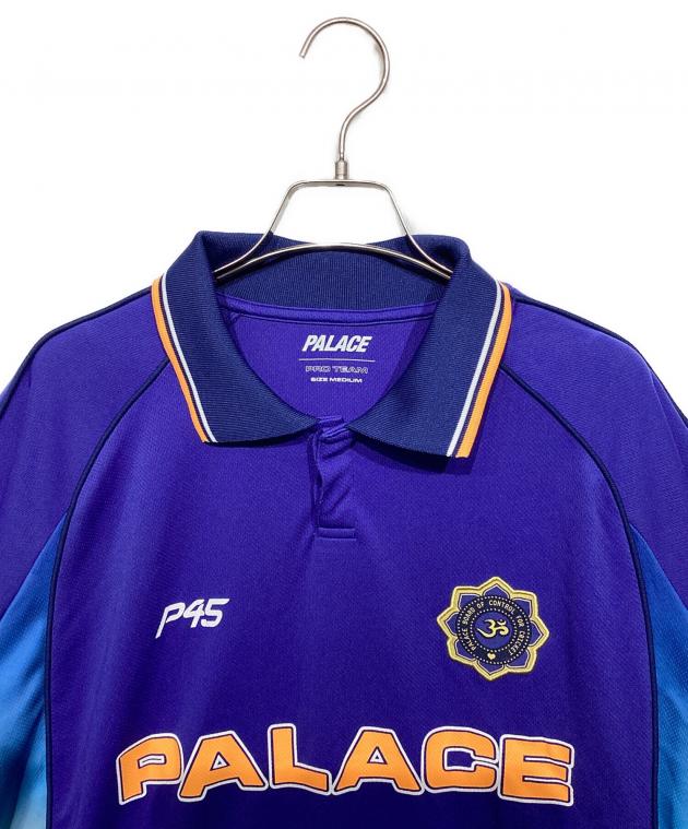 トップス palace skateboards CRICKET JERSEY 24SS 中古・古着通販】PALACE (パレス) CRICKET JERSEY ブルー サイズ