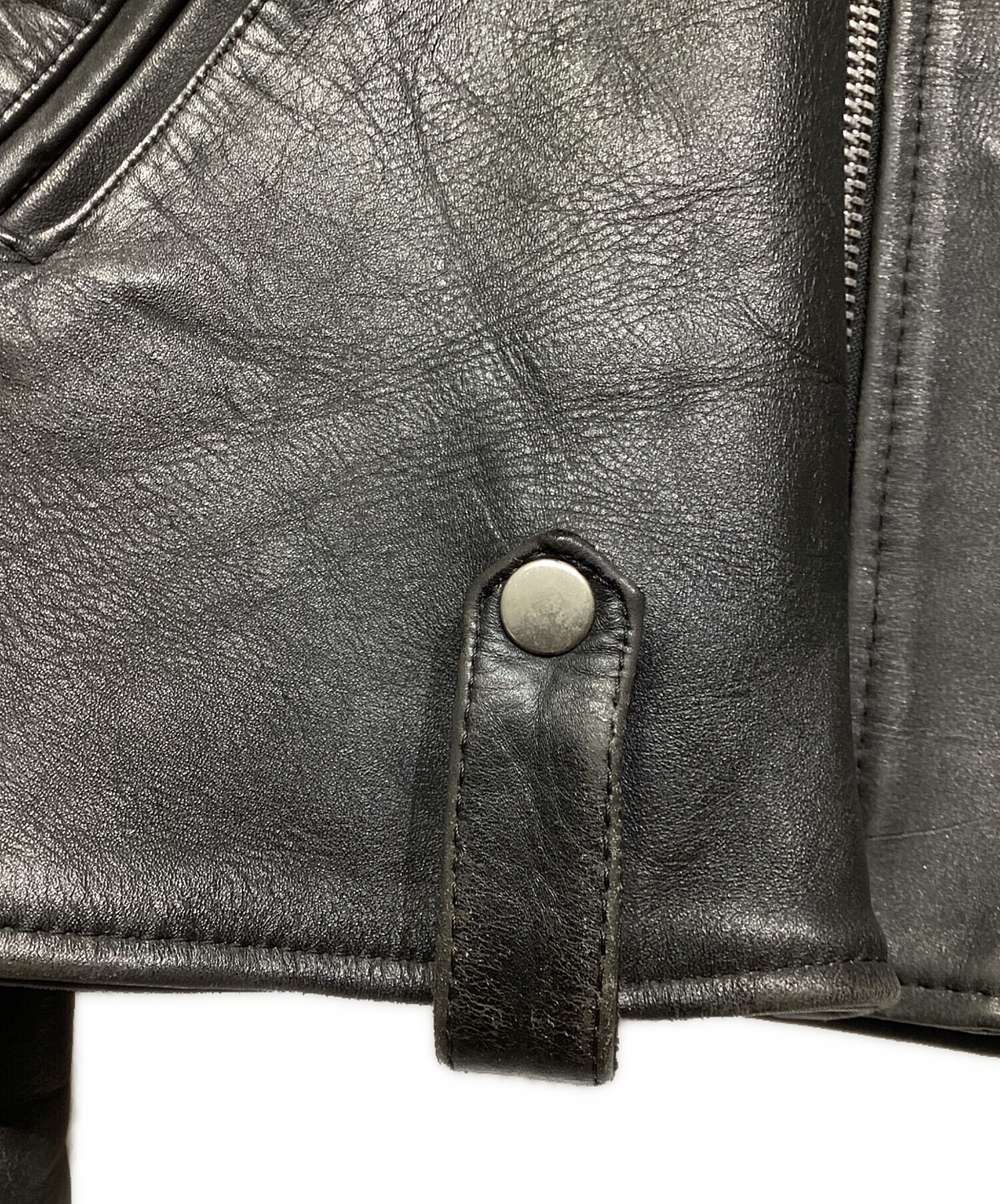 中古・古着通販】FIRST (ファースト) ライダースジャケット ブラック