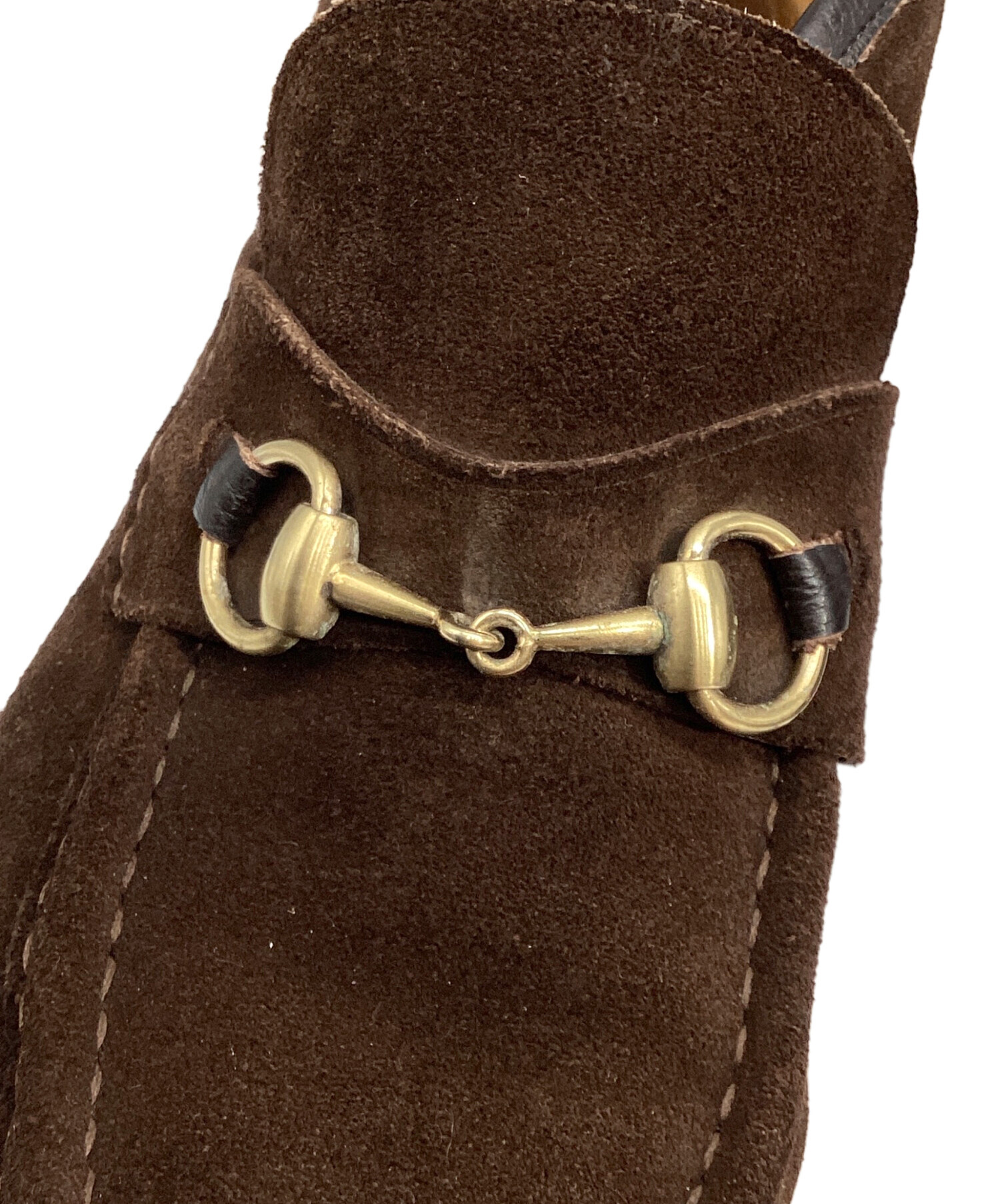 中古・古着通販】GUCCI (グッチ) ホースビットスウェードチャッカ