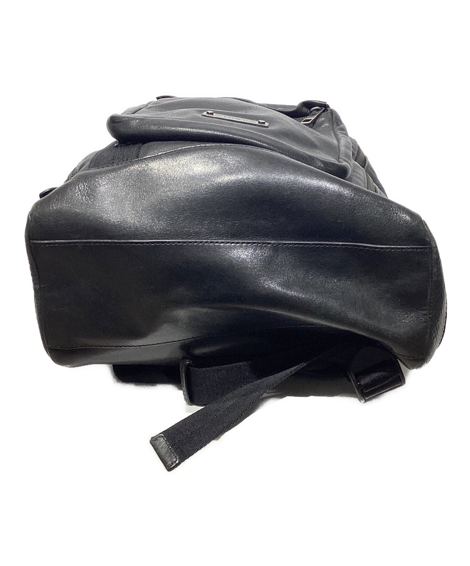 中古・古着通販】COACH (コーチ) レザーリュック J1393-71235 ブラック