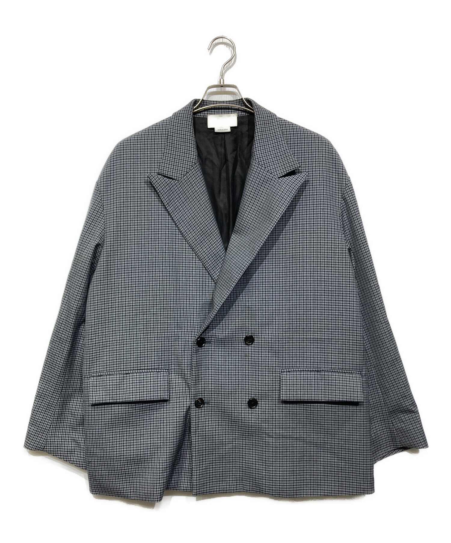 中古・古着通販】YOKE (ヨーク) DOUBLE BREASTED JACKET グレー サイズ 